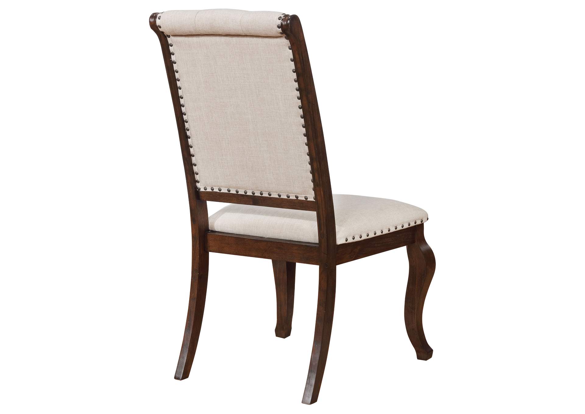 Brockway Cove Tufted Dining Chairs Cream and Antique Java (Set of 2),Coaster Furniture