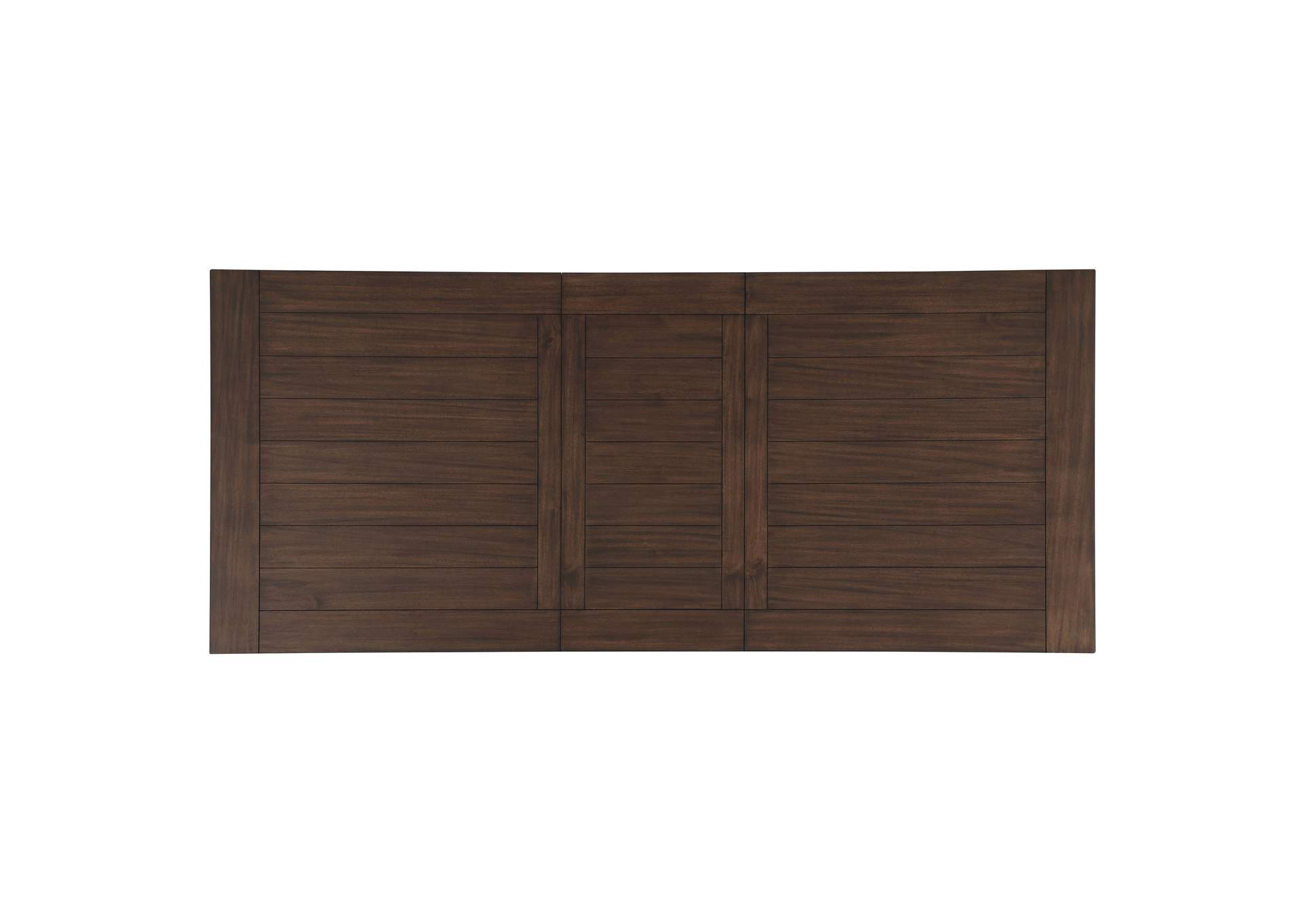 Madelyn Dining Table with Extension Leaf Dark Cocoa and Coastal White,Coaster Furniture