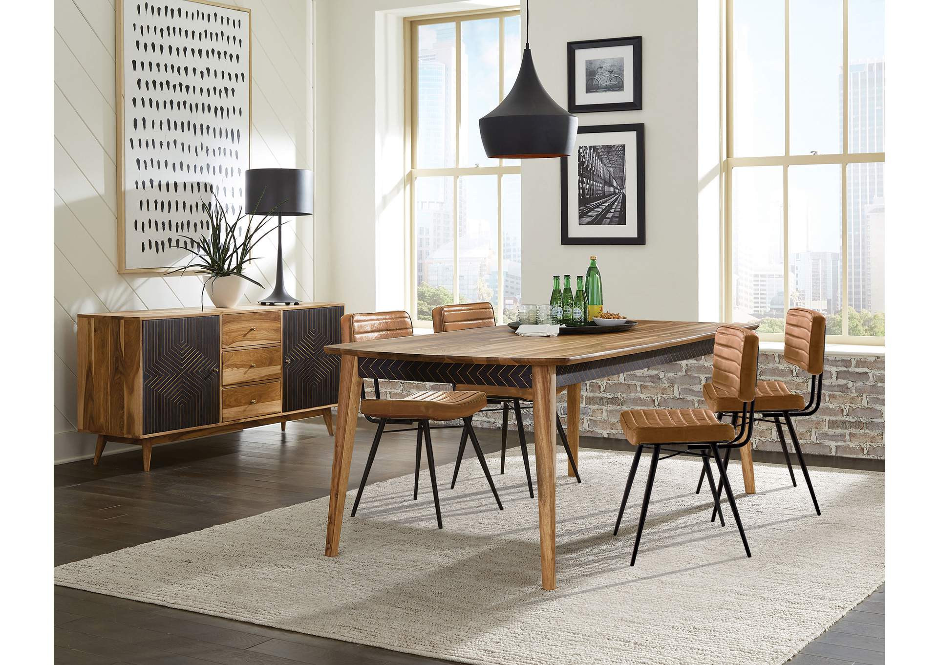 DINING TABLE 5 PC SET,Coaster Furniture