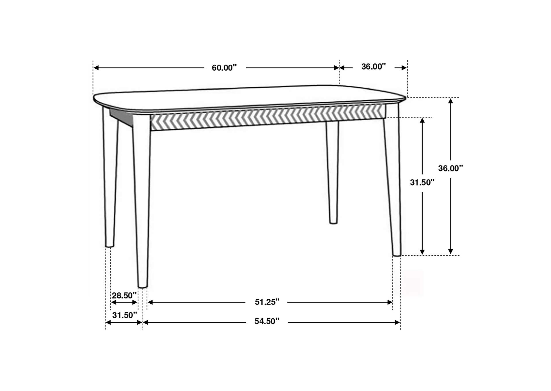 COUNTER HEIGHT TABLE 5 PC SET,Coaster Furniture