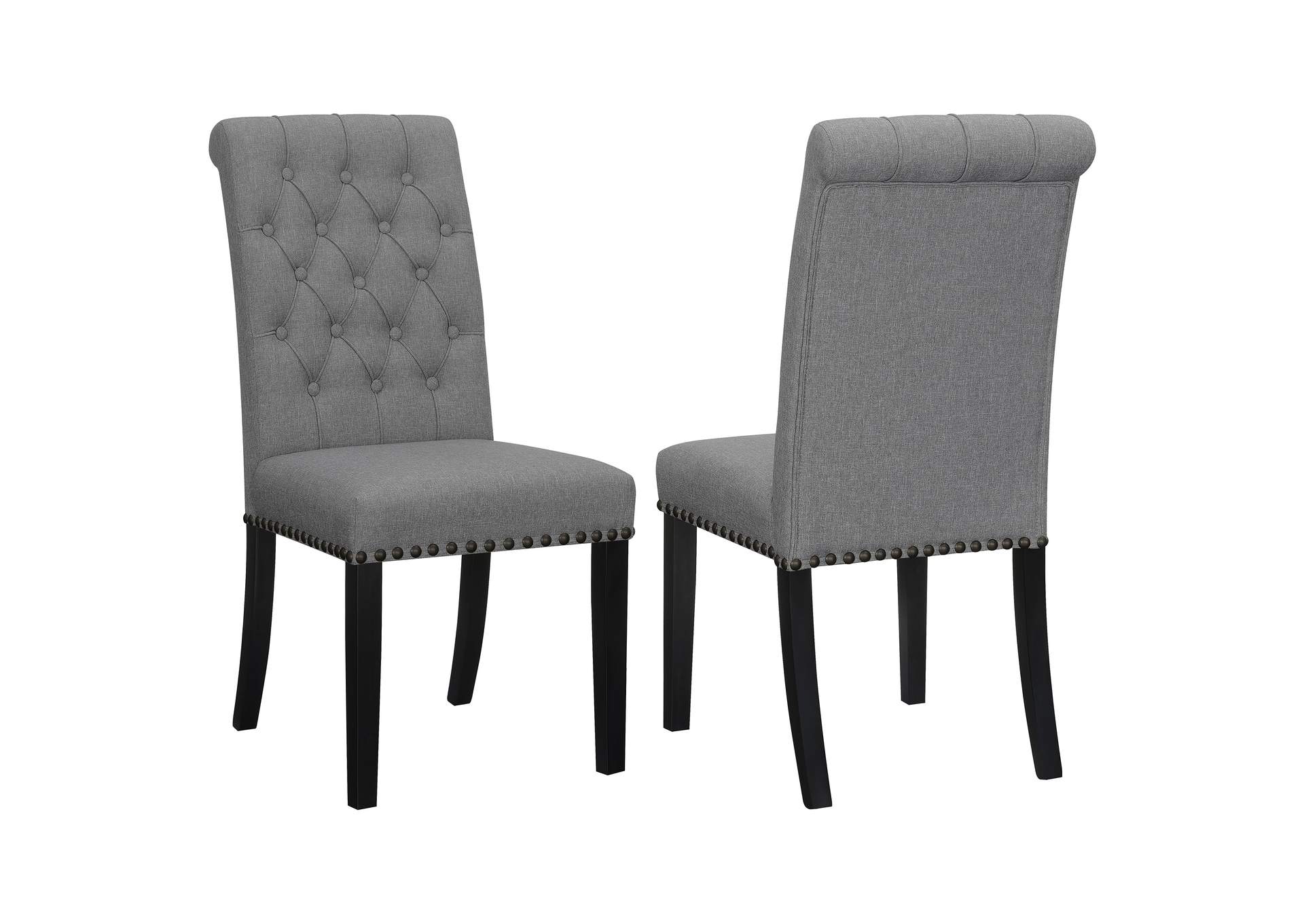 Alana Upholstered Tufted Side Chairs with Nailhead Trim (Set of 2),Coaster Furniture