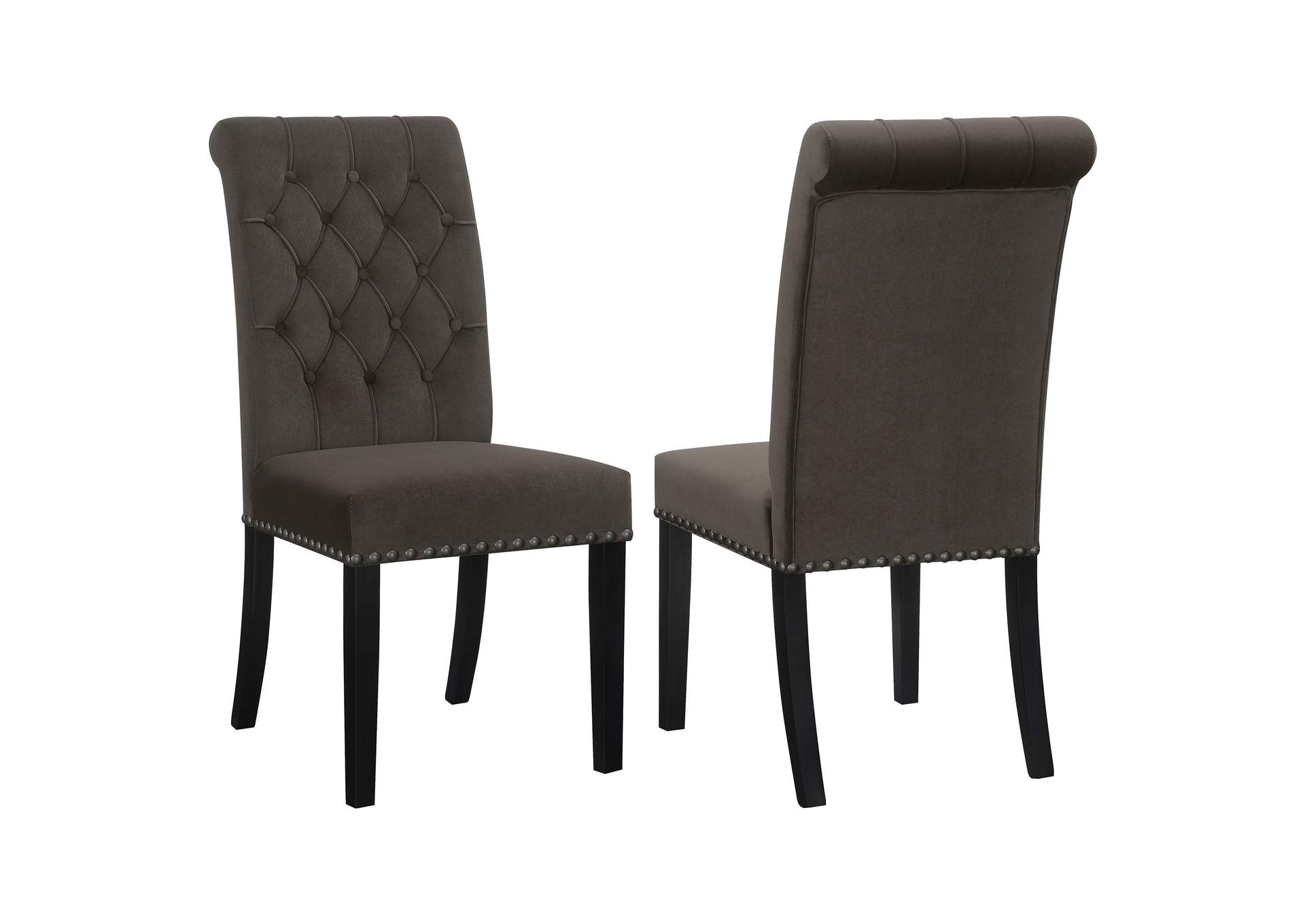 Alana Upholstered Tufted Side Chairs with Nailhead Trim (Set of 2),Coaster Furniture