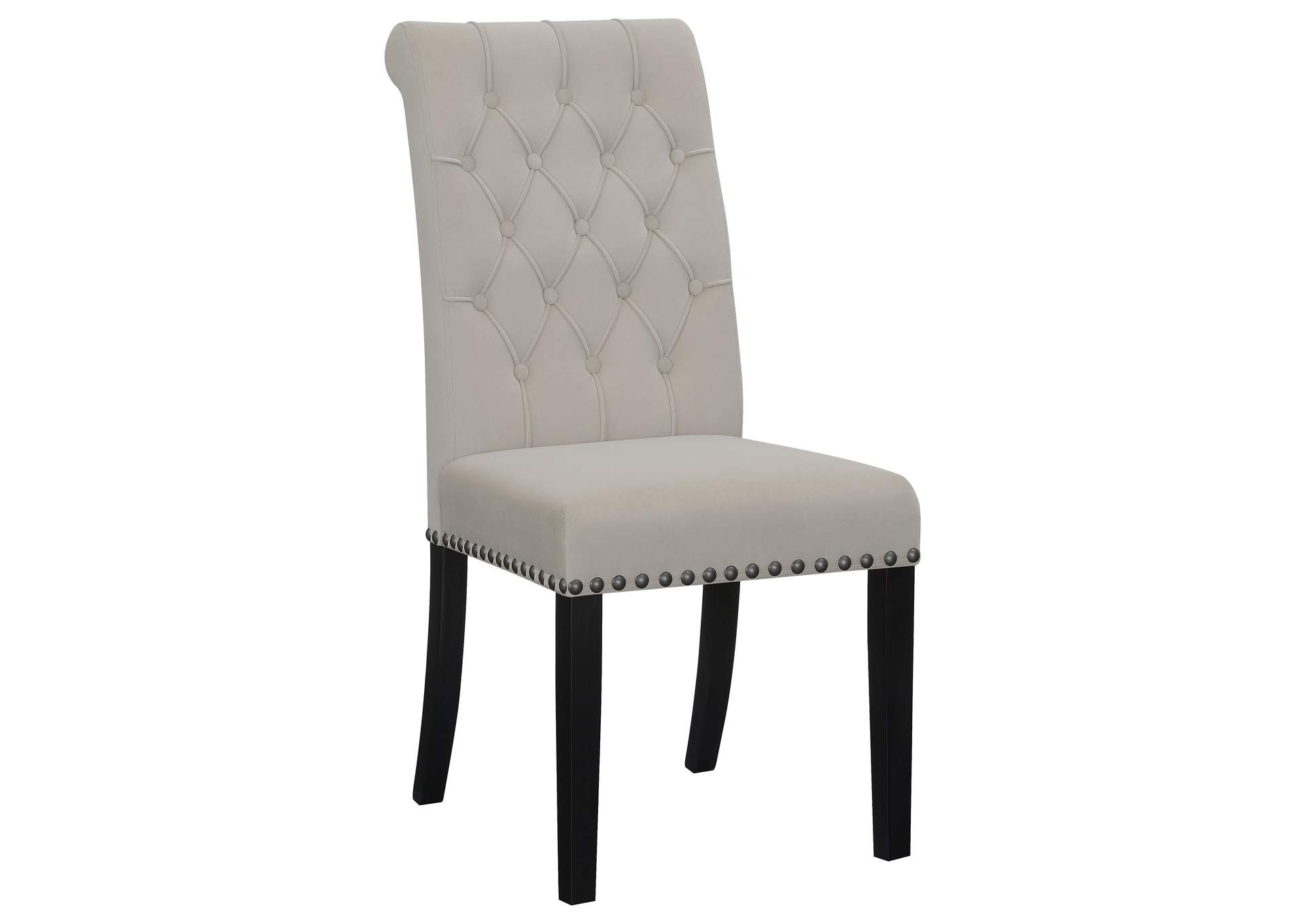 Alana Upholstered Tufted Side Chairs with Nailhead Trim (Set of 2),Coaster Furniture