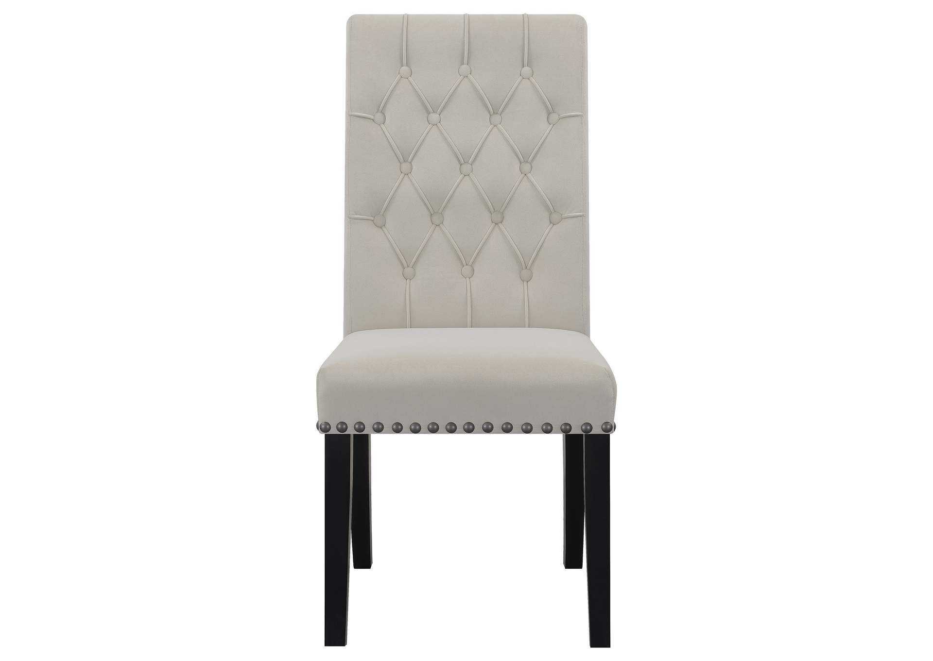 Alana Upholstered Tufted Side Chairs with Nailhead Trim (Set of 2),Coaster Furniture