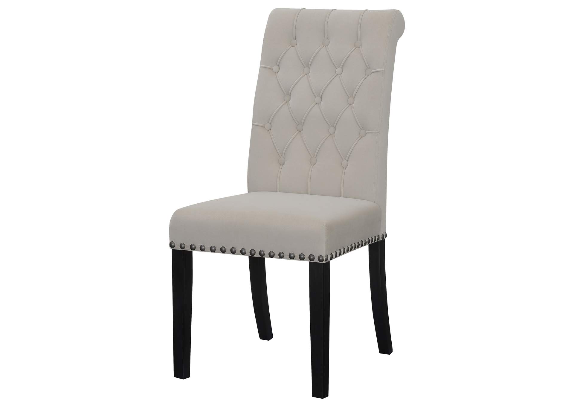 Alana Upholstered Tufted Side Chairs with Nailhead Trim (Set of 2),Coaster Furniture