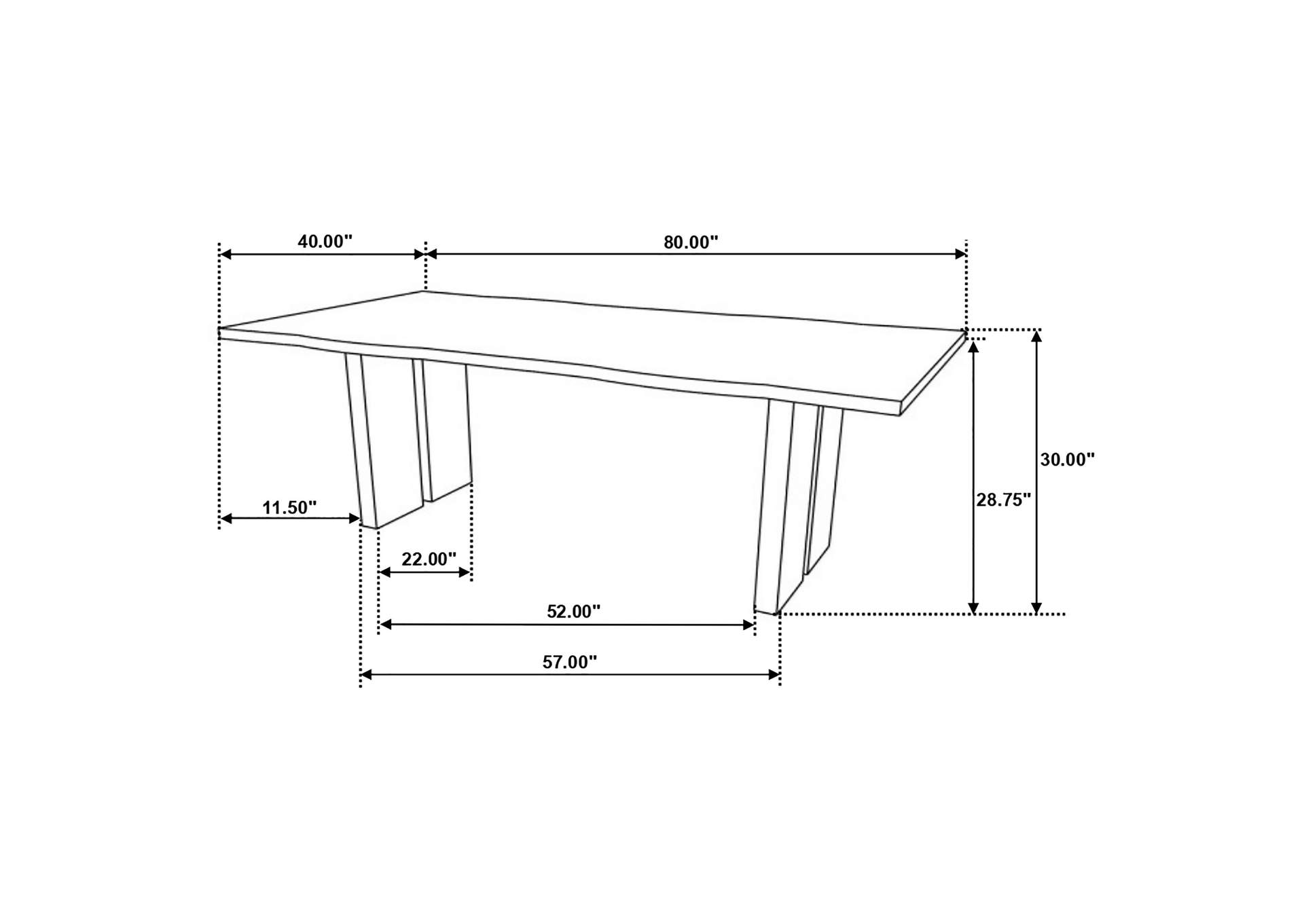 DINING TABLE,Coaster Furniture