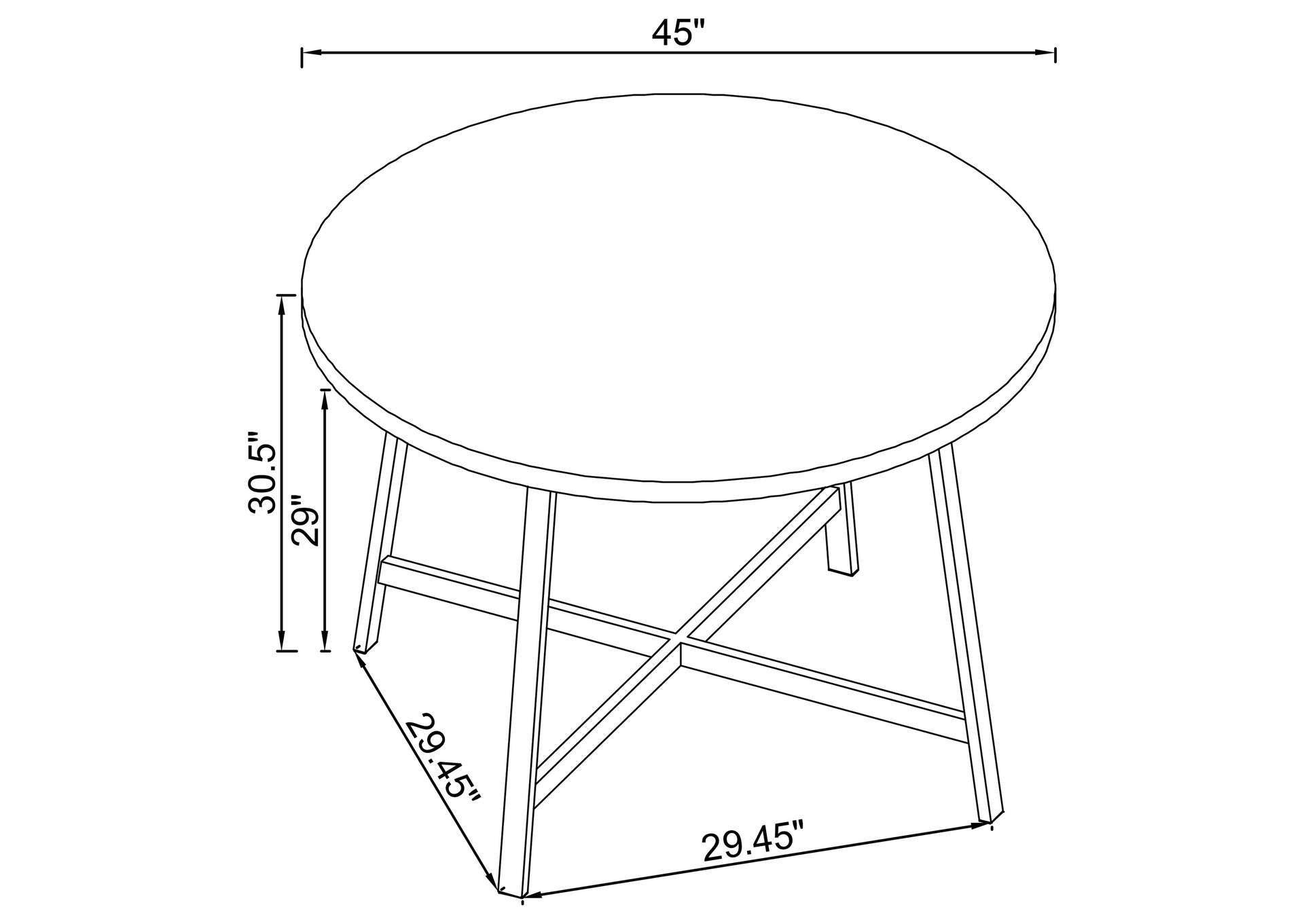 DINING TABLE,Coaster Furniture