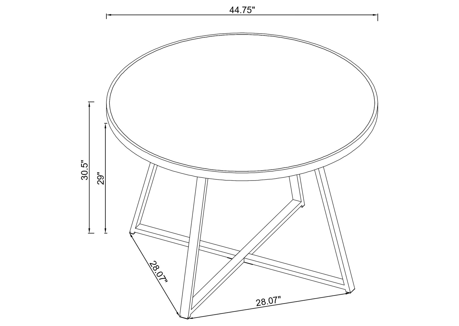 DINING TABLE,Coaster Furniture