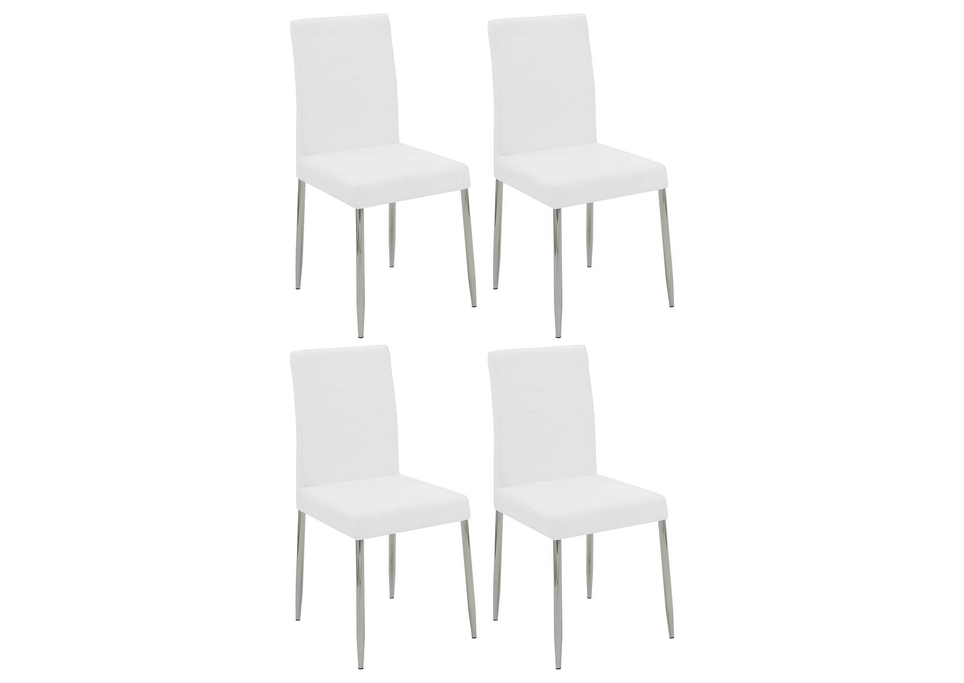 Matson Upholstered Dining Chairs White (Set of 4),Coaster Furniture