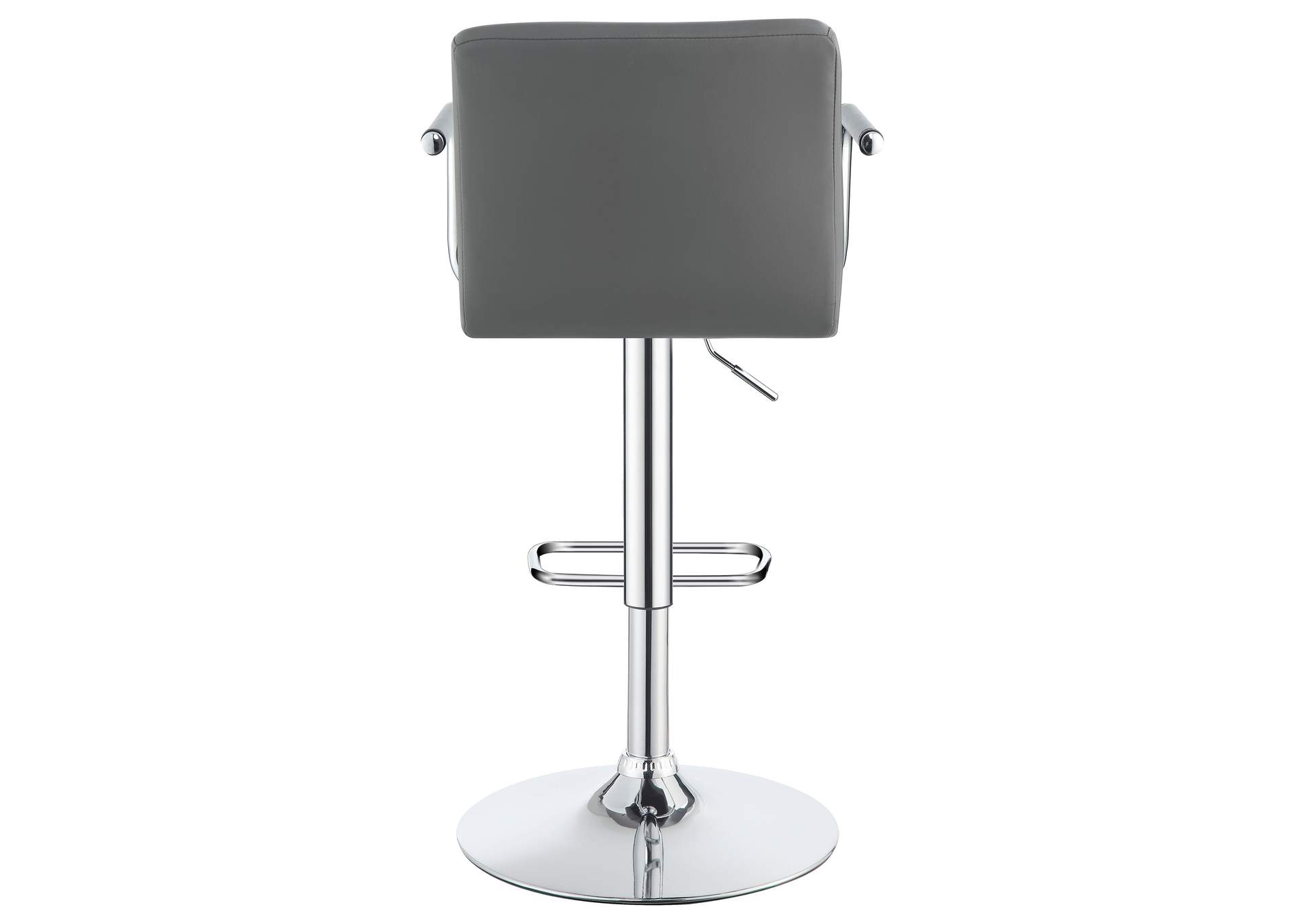 Palomar Adjustable Height Bar Stool Grey and Chrome,Coaster Furniture