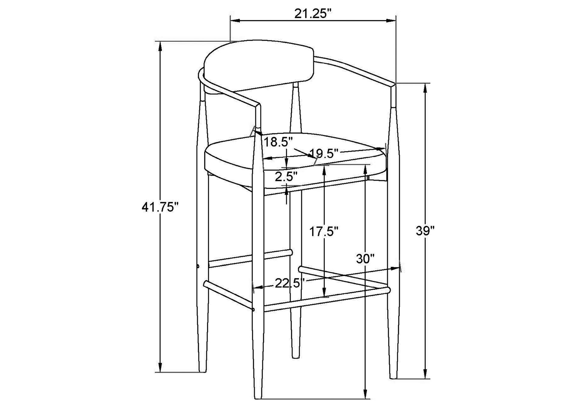 BAR HEIGHT STOOL,Coaster Furniture