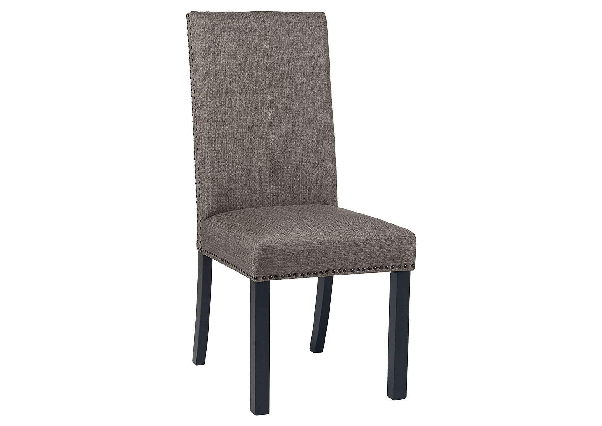 Hubbard Upholstered Side Chairs Charcoal (Set of 2),Coaster Furniture