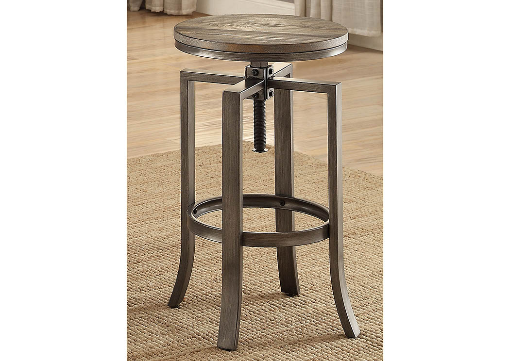 Medium Walnut Adjustable Barstool,ABF Coaster Furniture