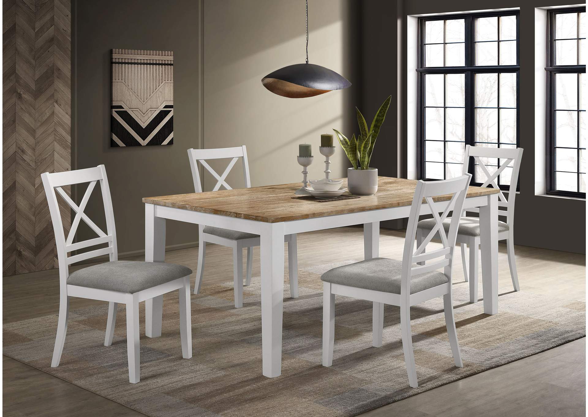 5 PC DINING SET,Coaster Furniture