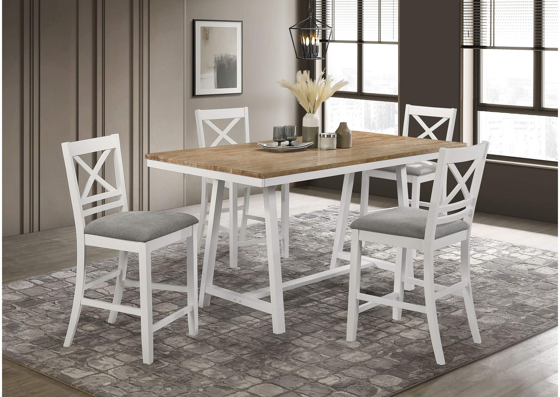 COUNTER HT DINING TABLE 5 PC,Coaster Furniture