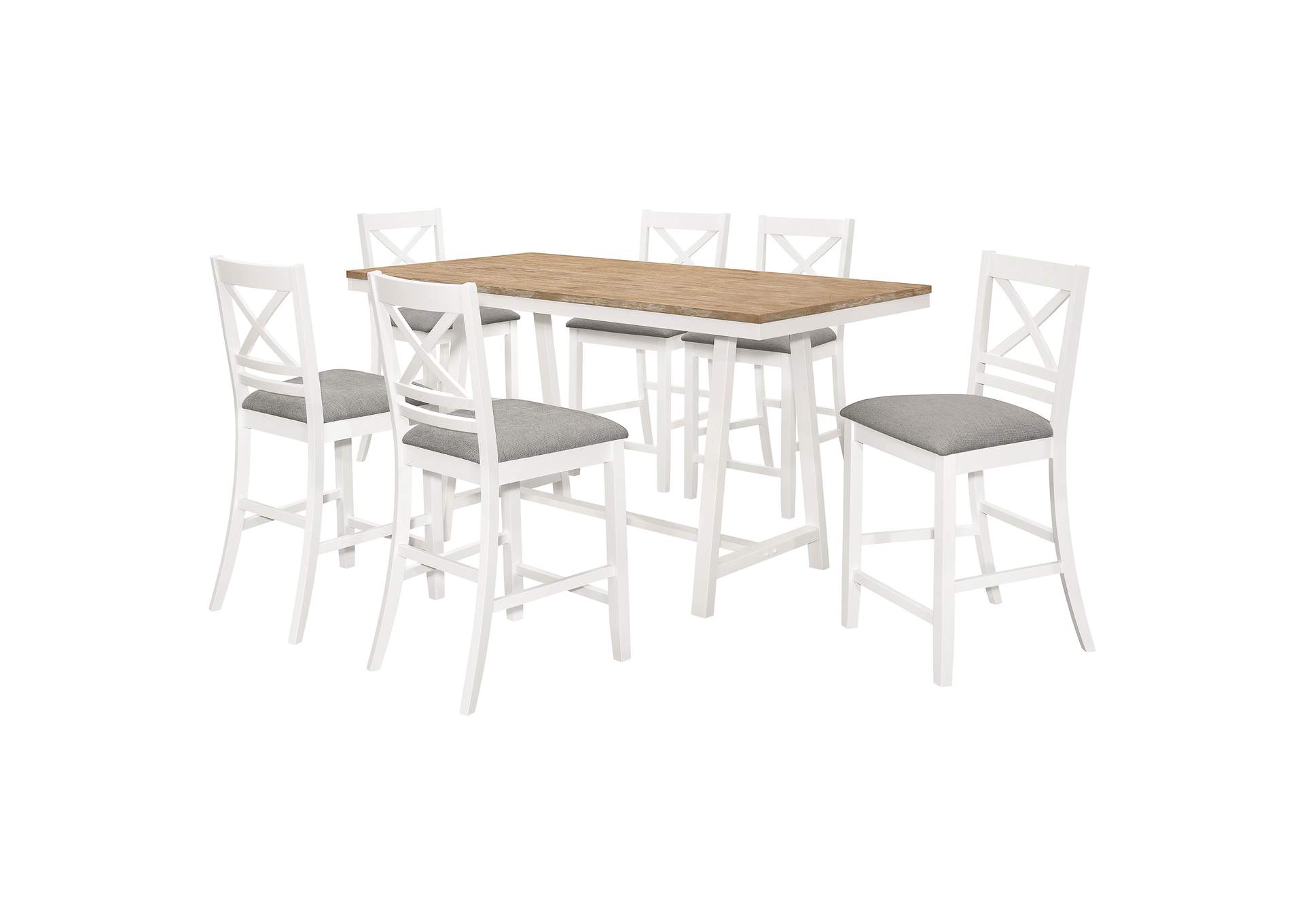 COUNTER HT DINING TABLE 7 PC,Coaster Furniture