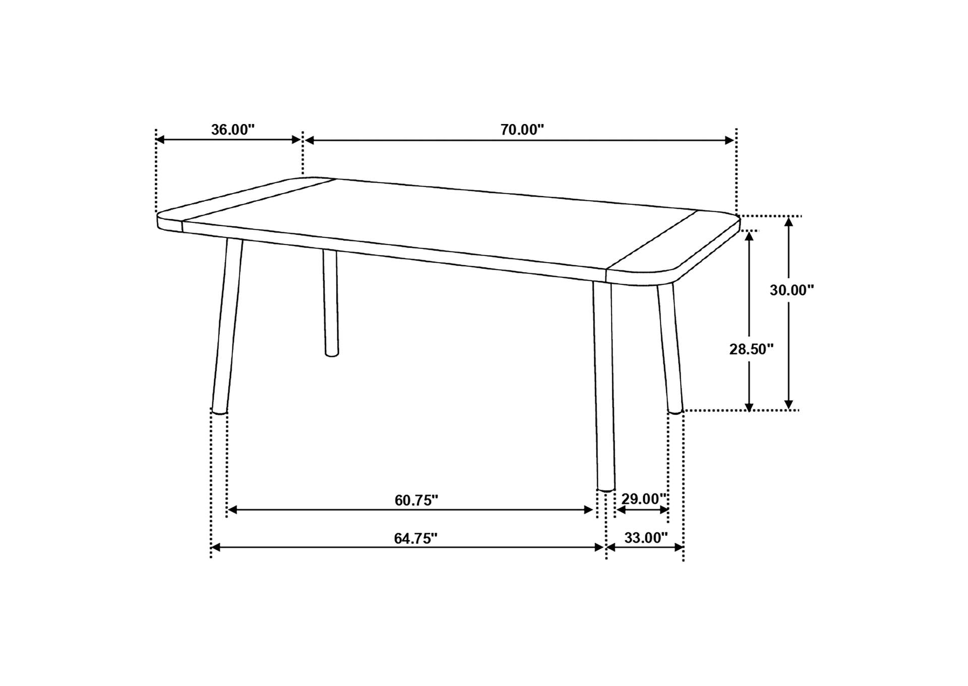 DINING TABLE,Coaster Furniture