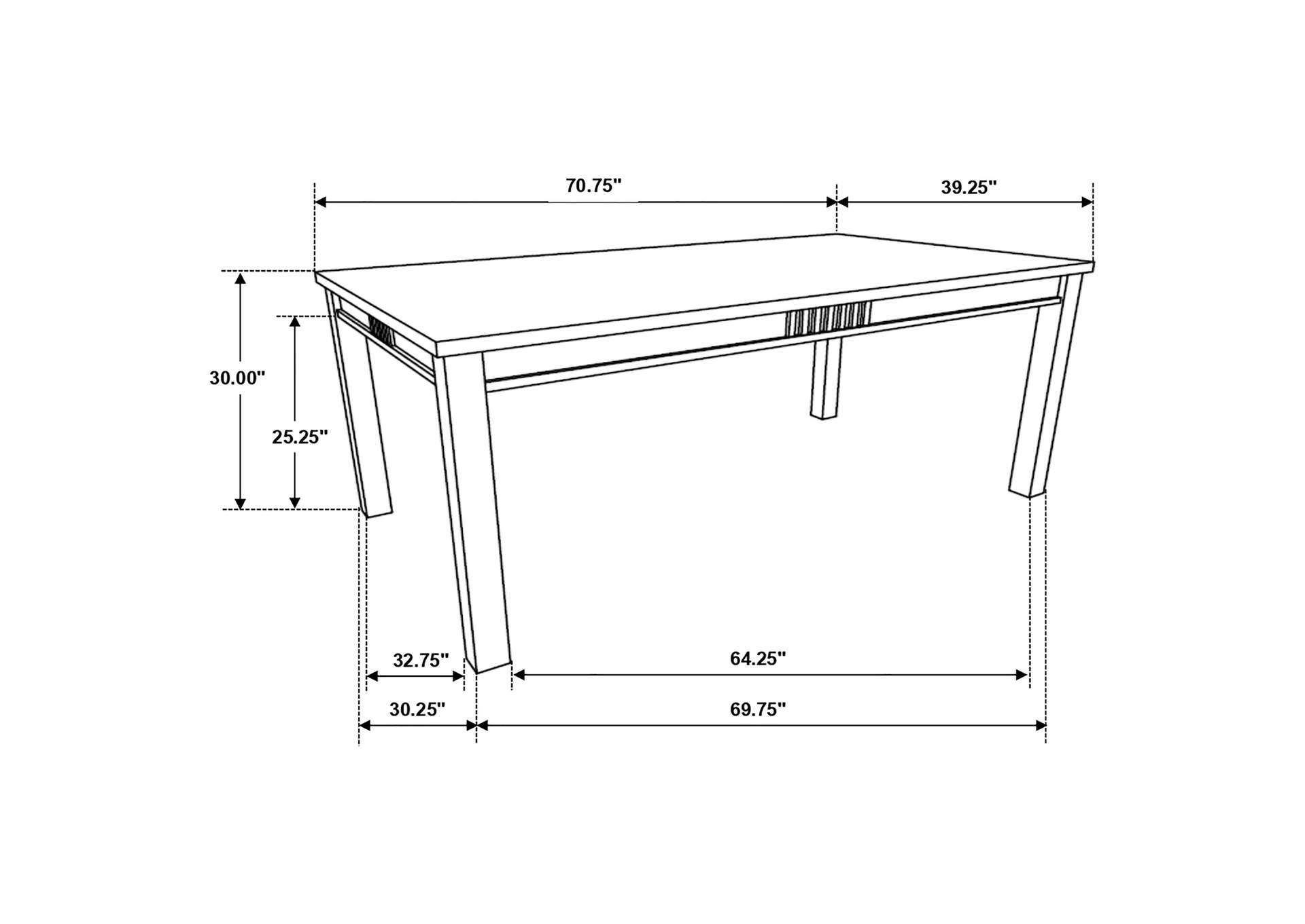 DINING TABLE 5 PC SET,Coaster Furniture