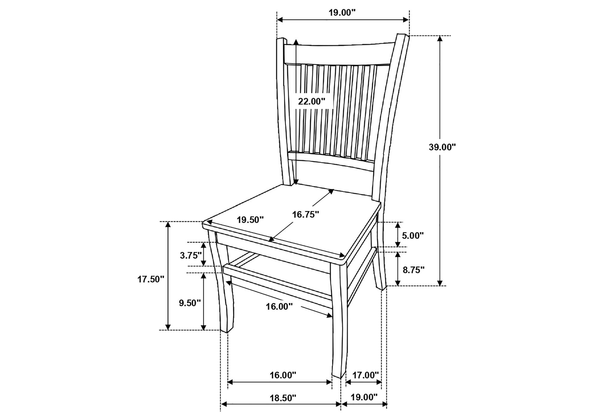 DINING TABLE 5 PC SET,Coaster Furniture