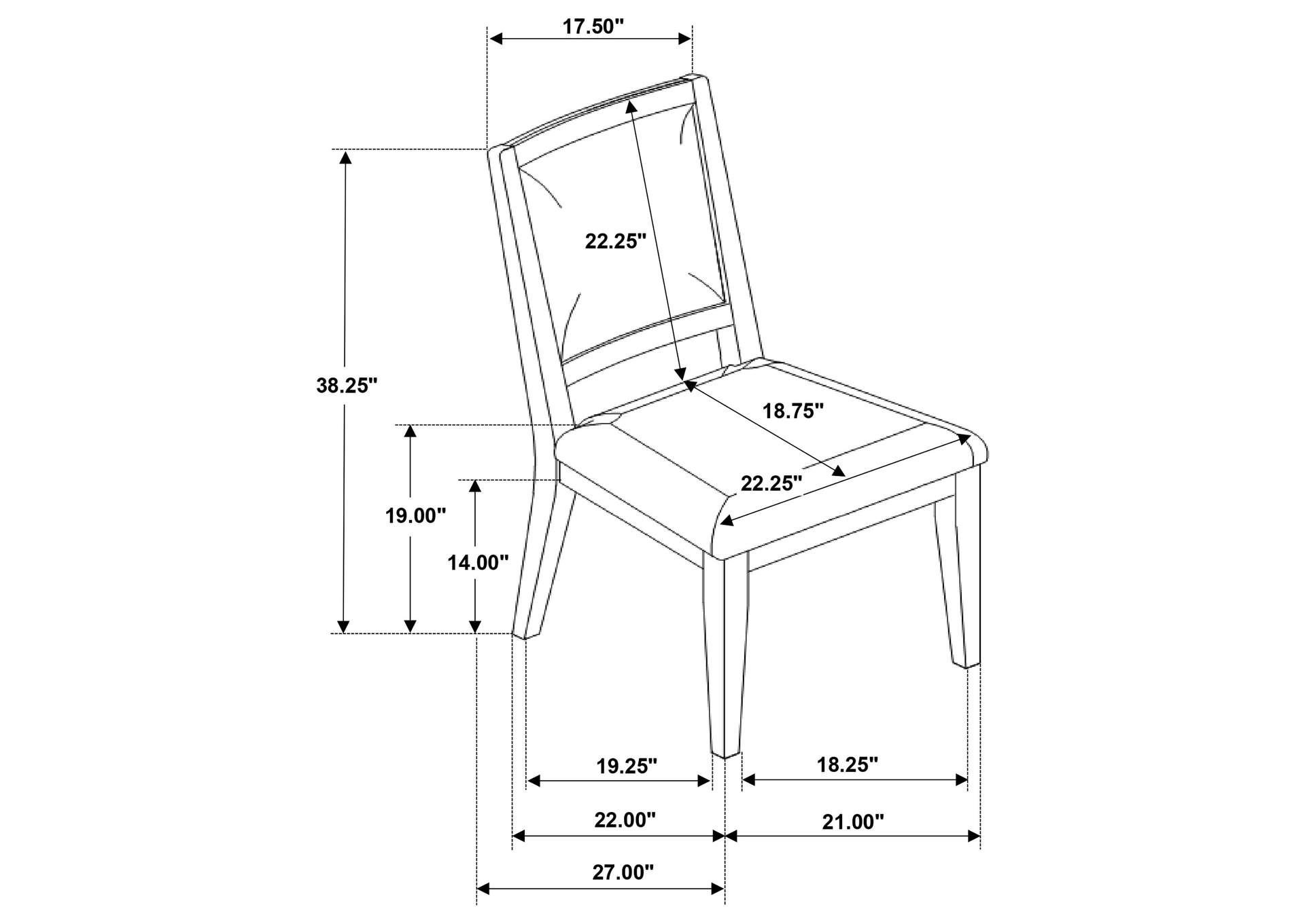 SIDE CHAIR,Coaster Furniture