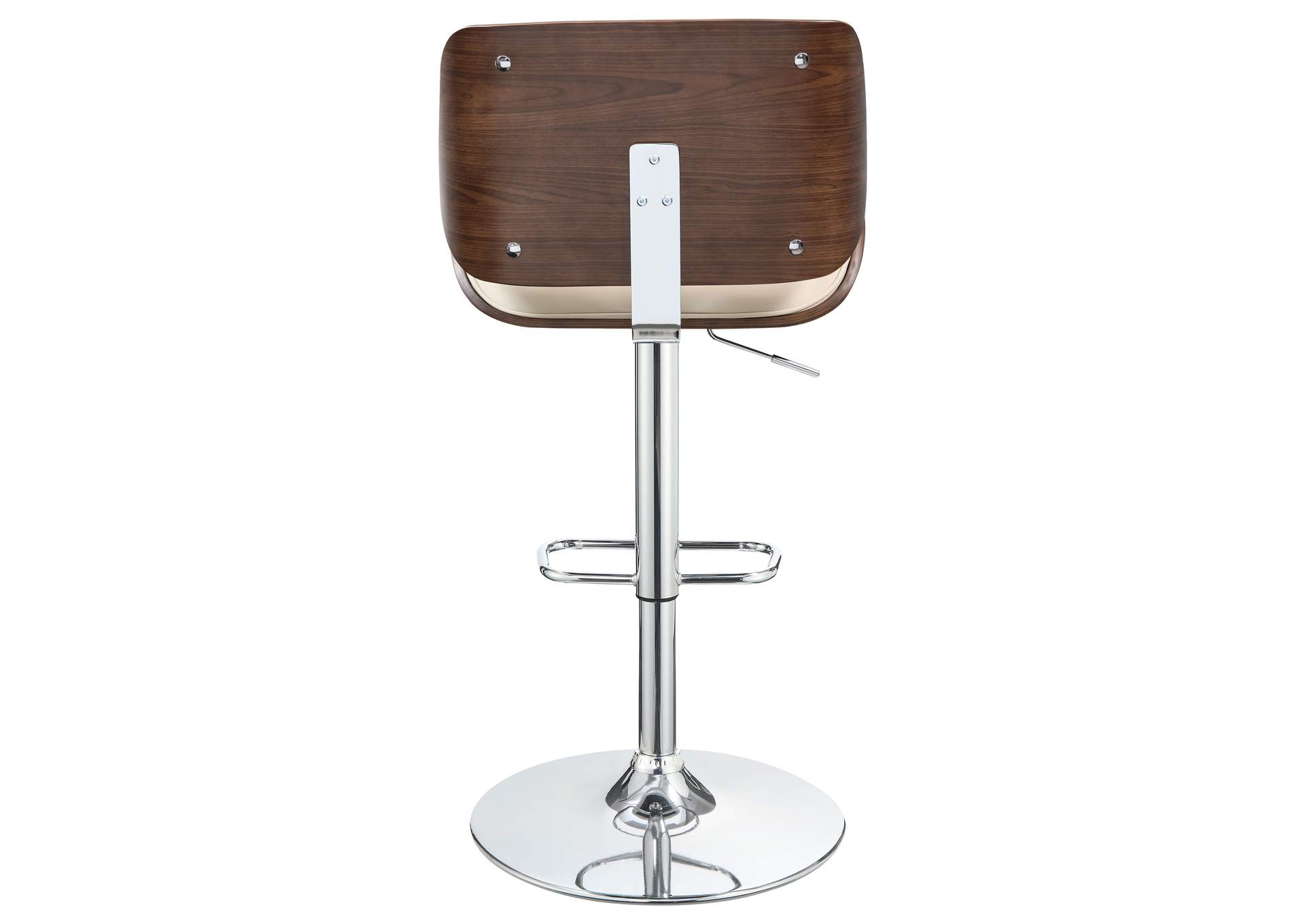 Folsom Upholstered Adjustable Bar Stool Ecru and Chrome,Coaster Furniture