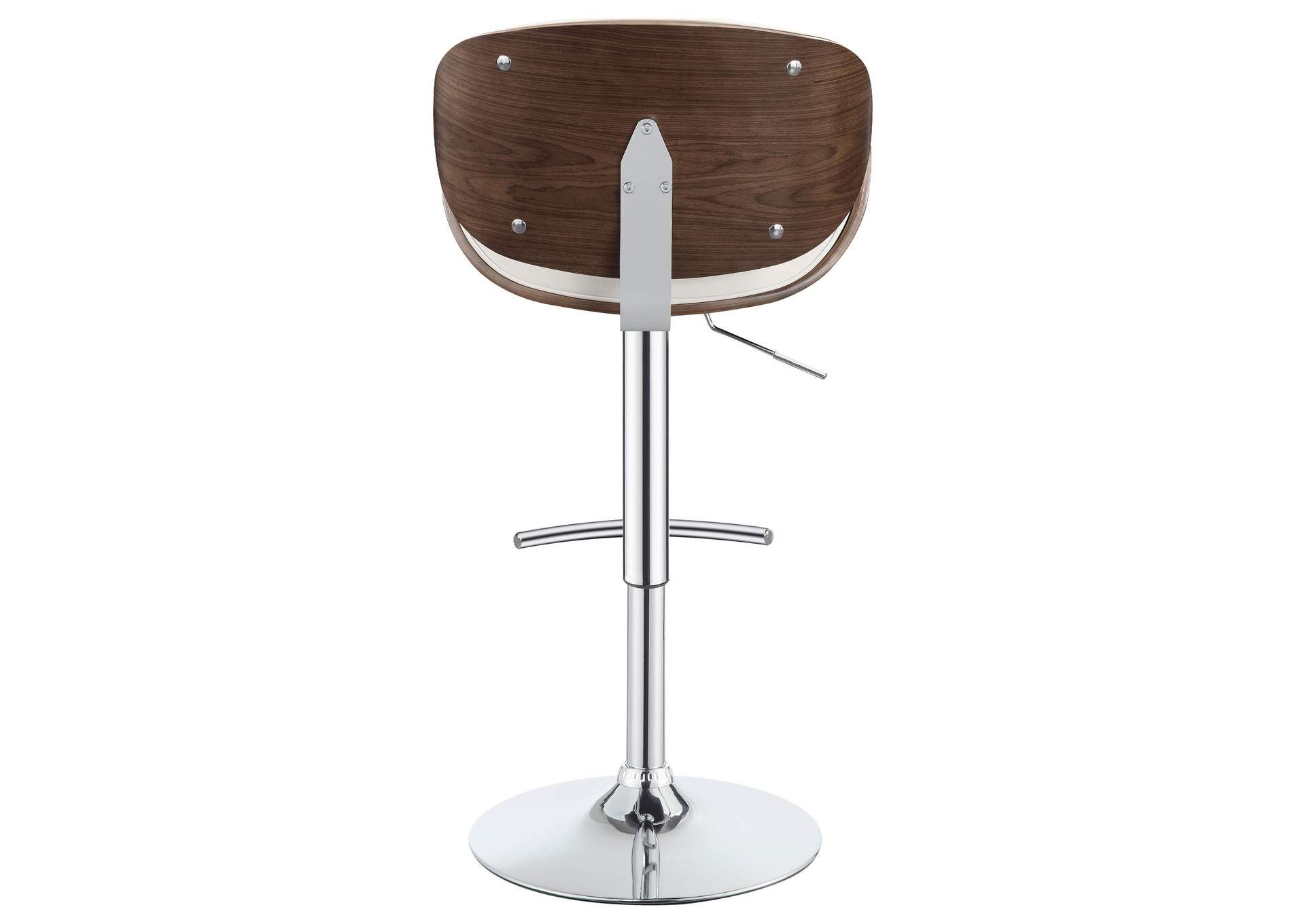 Harris Adjustable Bar Stool Ecru and Chrome,Coaster Furniture