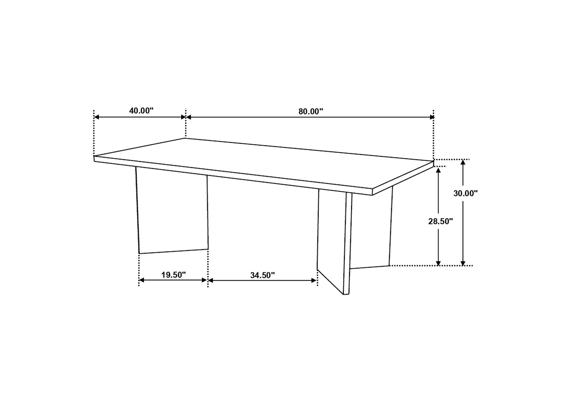 DINING TABLE,Coaster Furniture