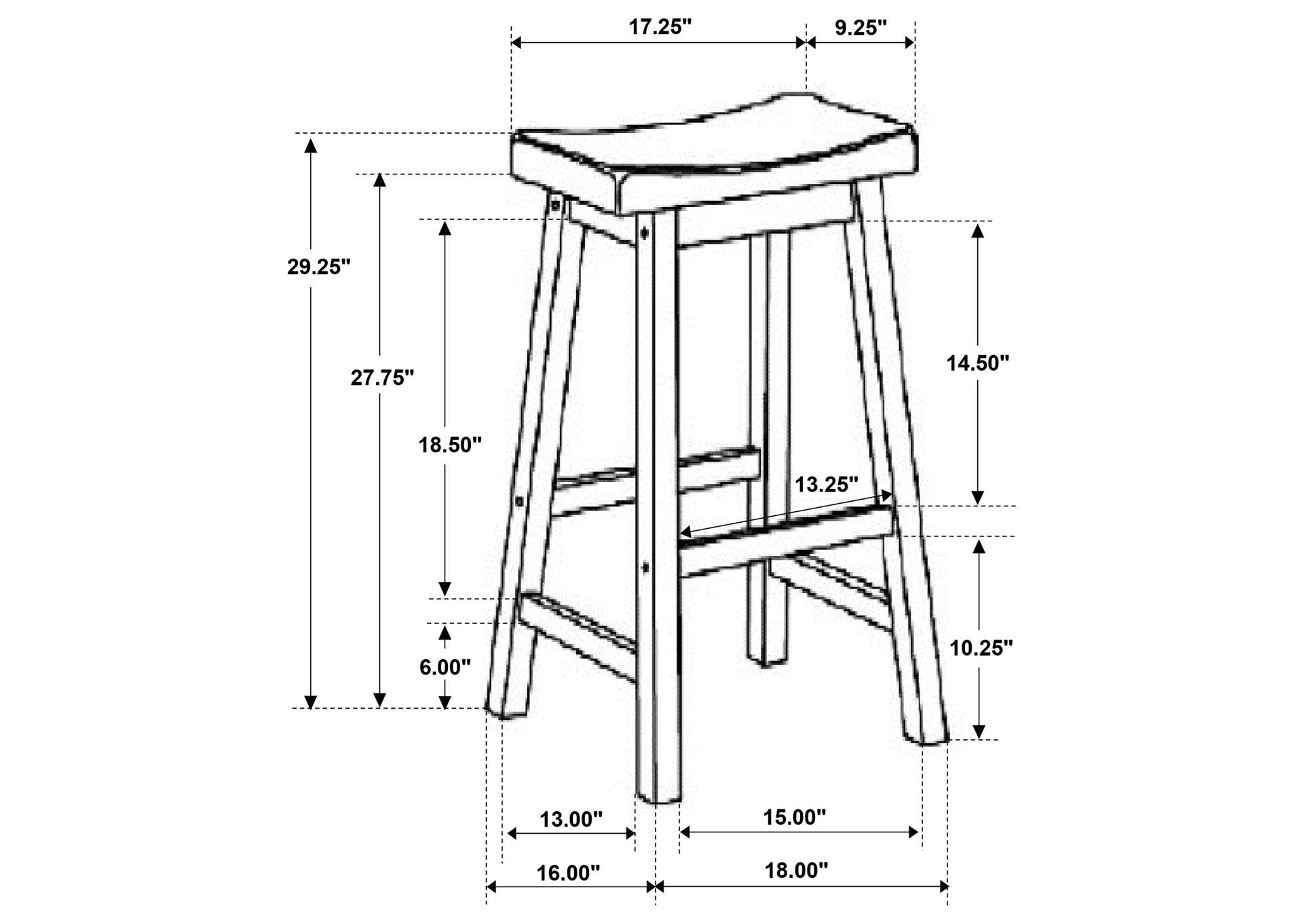 Durant Wooden Bar Stools Chestnut (Set of 2),Coaster Furniture