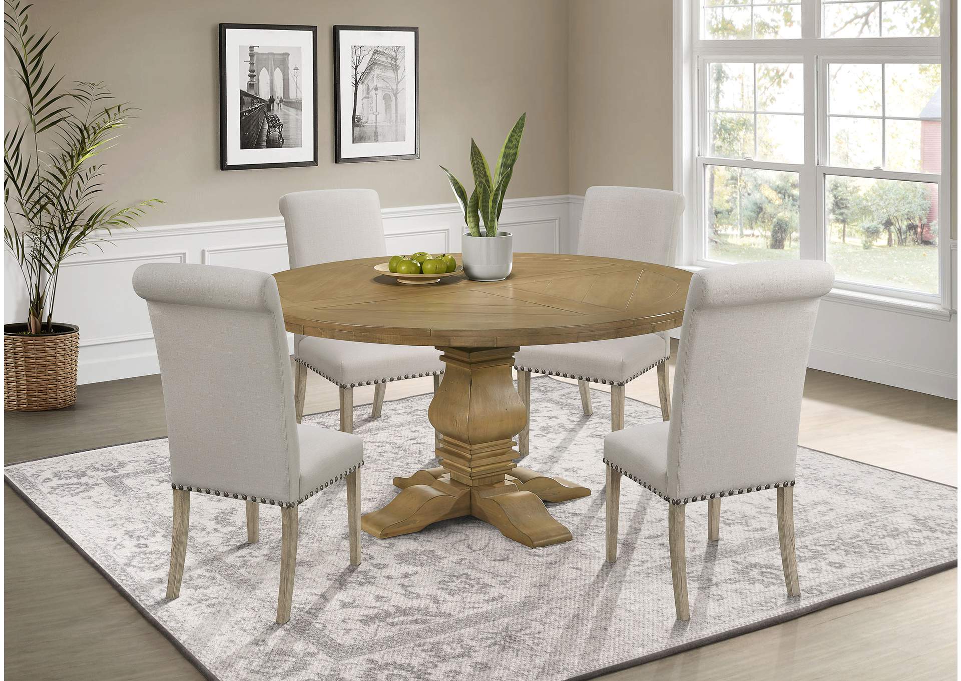 5 PC DINING SET,Coaster Furniture