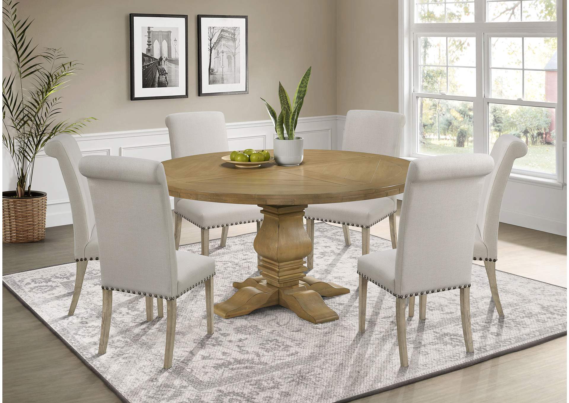 7 PC DINING SET,Coaster Furniture