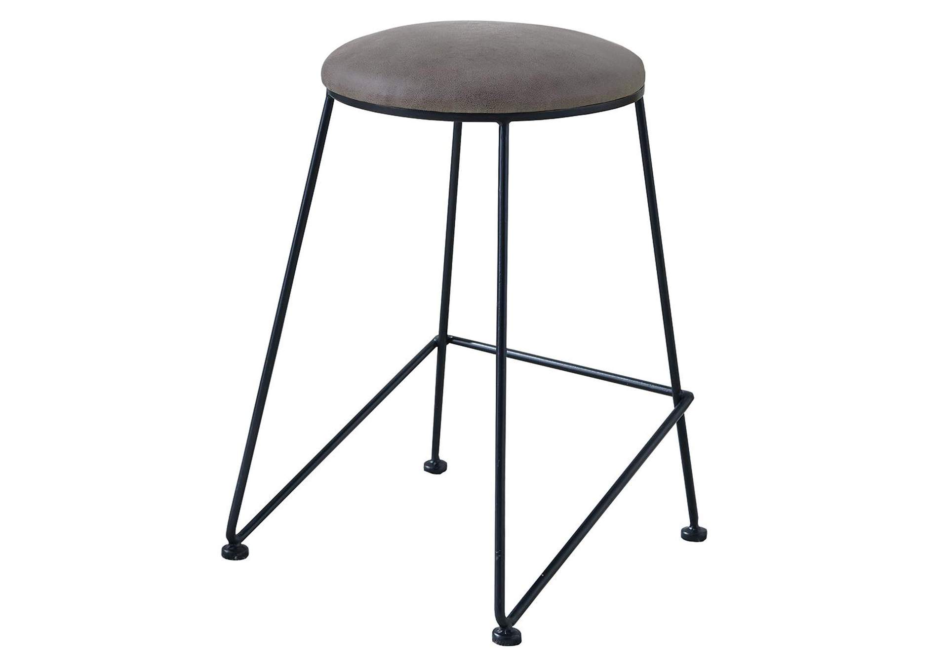 Grey & Black Counter Height Stool (Set of 2),Coaster Furniture