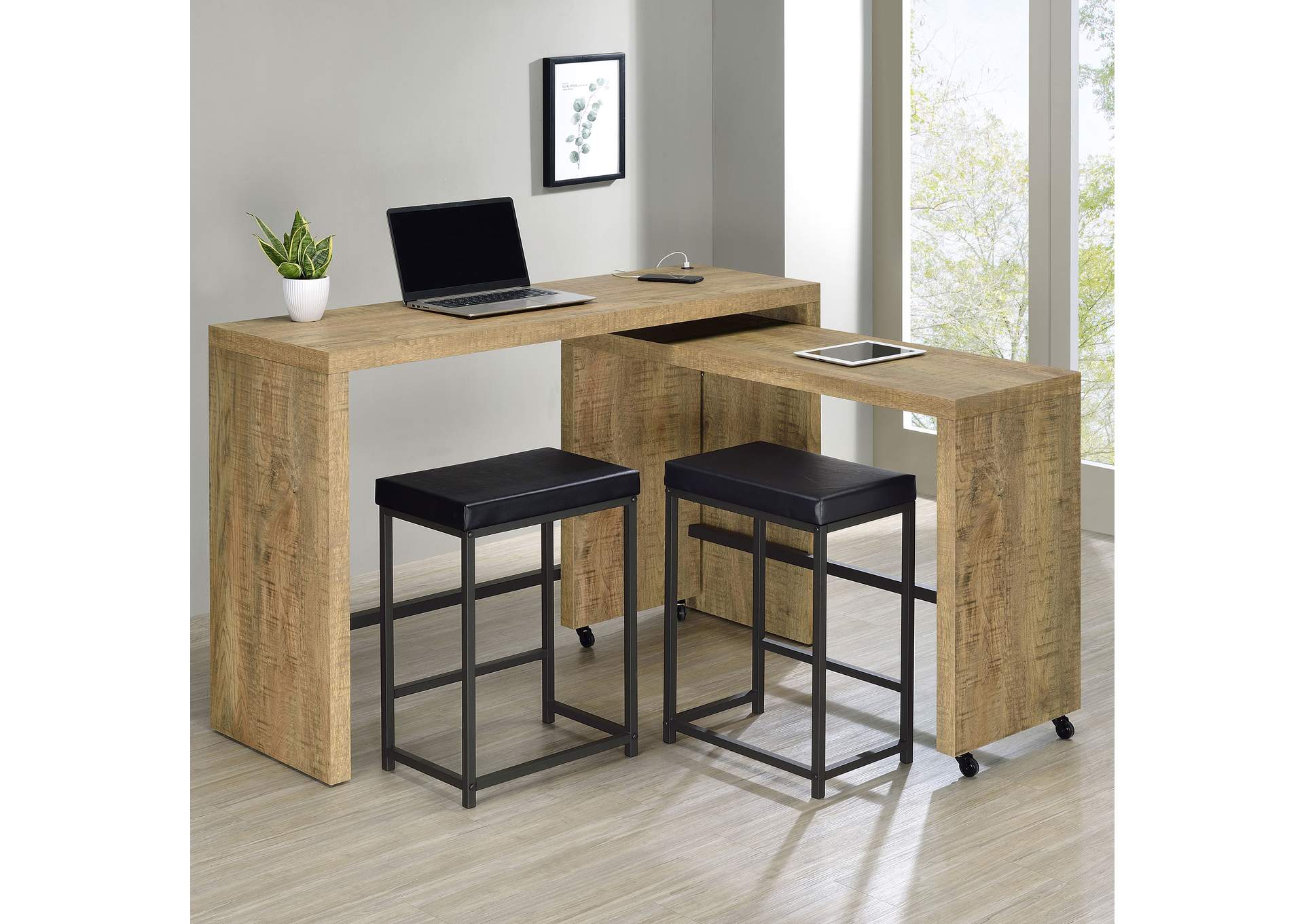 4 PC COUNTER HT DINING SET,Coaster Furniture