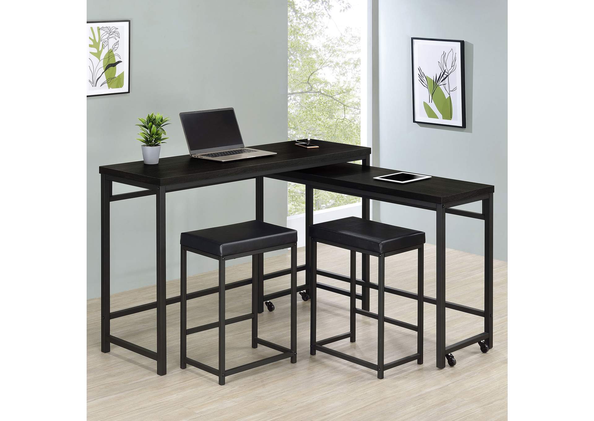 4 PC COUNTER HT DINING SET,Coaster Furniture