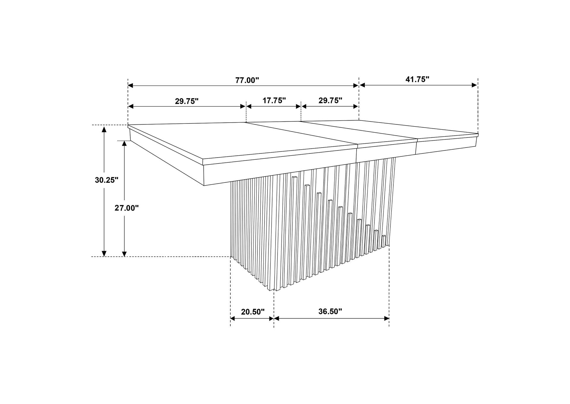 DINING TABLE 7 PC SET,Coaster Furniture