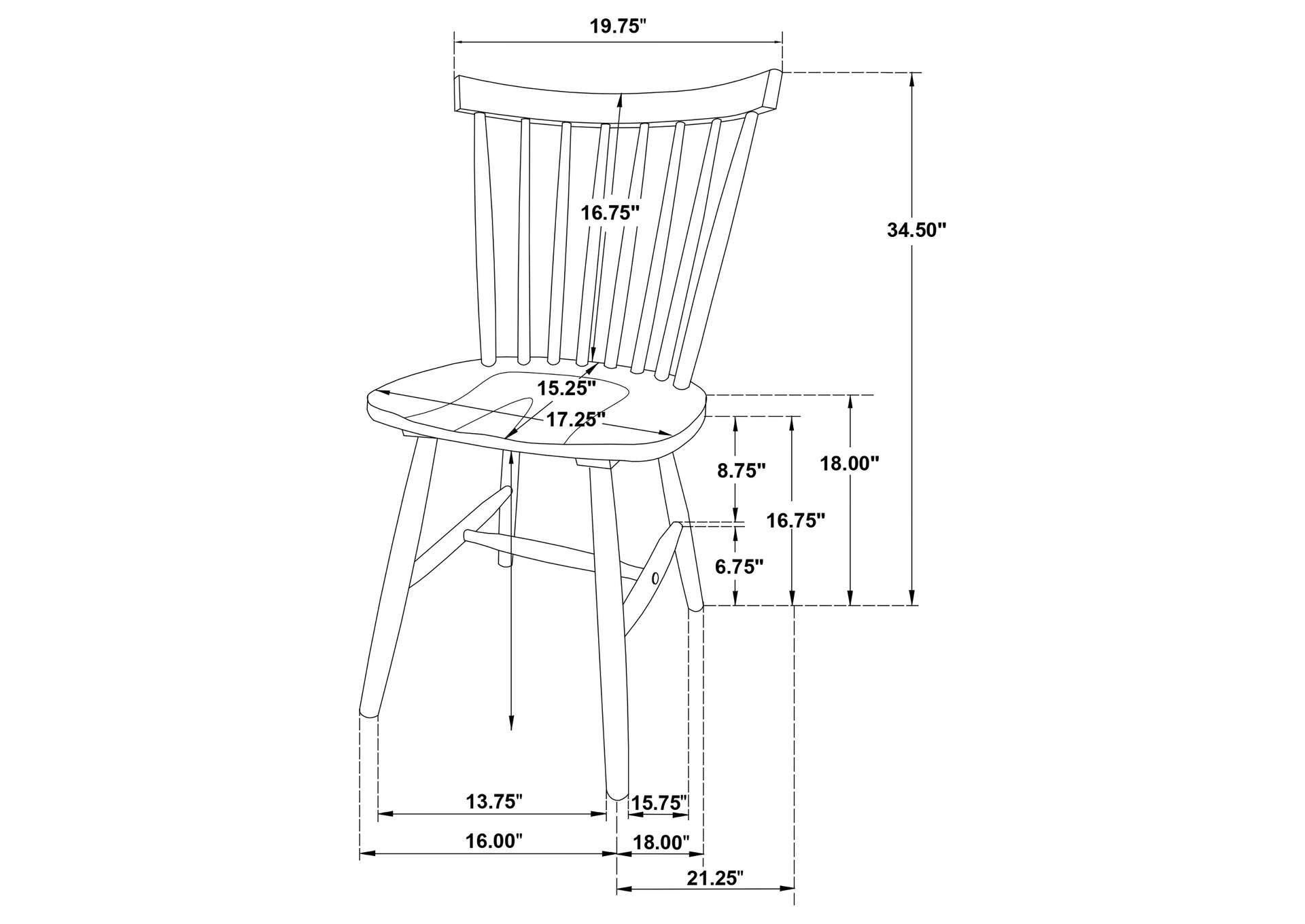 Hollyoak 7-piece Rectangular Dining Set Walnut and Black,Coaster Furniture