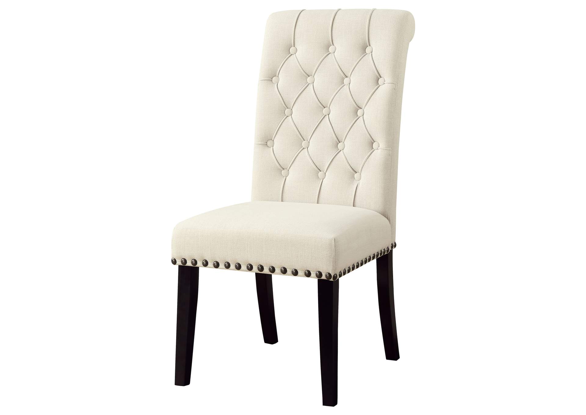 Mapleton Tufted Back Upholstered Side Chairs Beige (Set of 2),Coaster Furniture