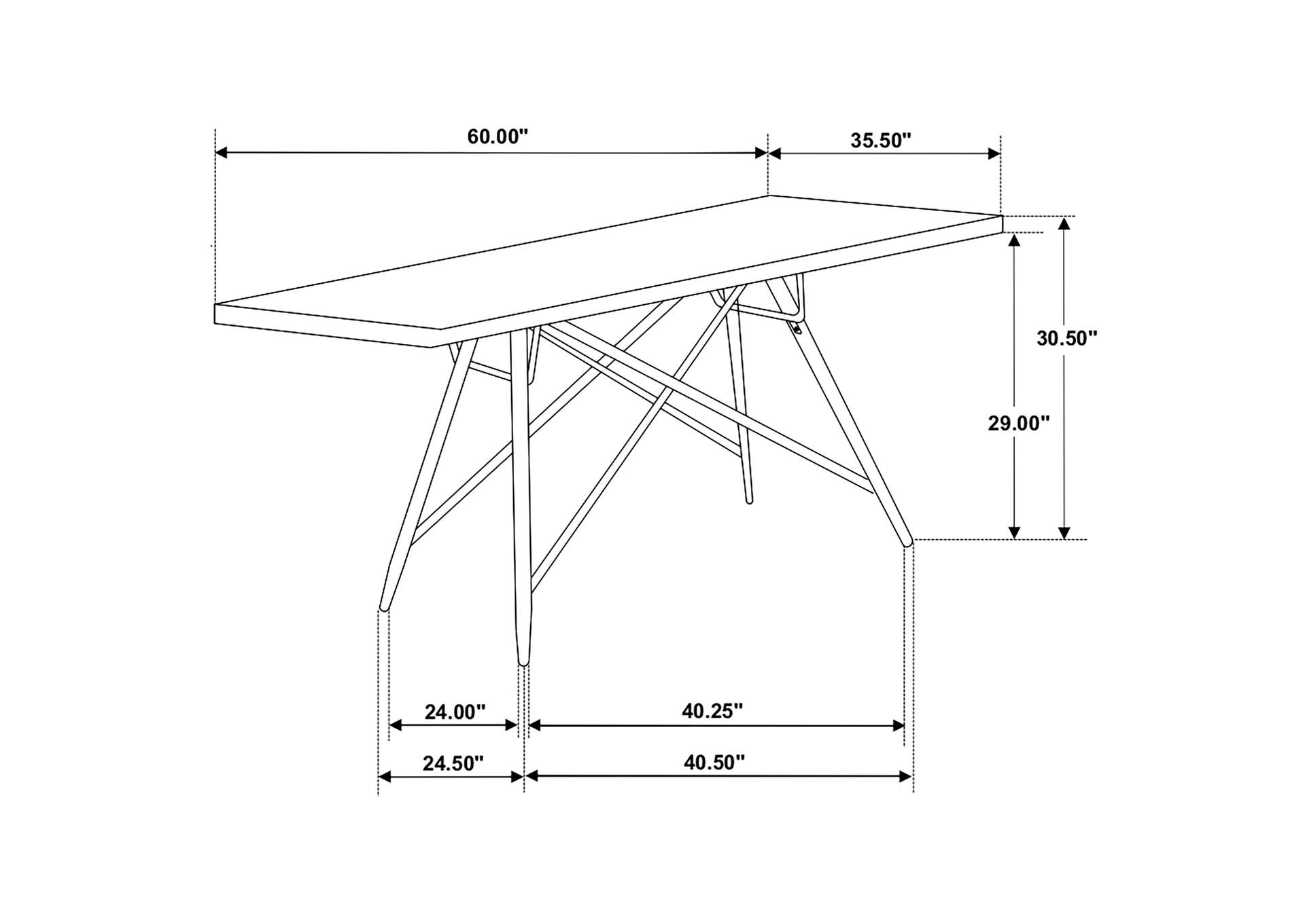 DINING TABLE 5 PC SET,Coaster Furniture