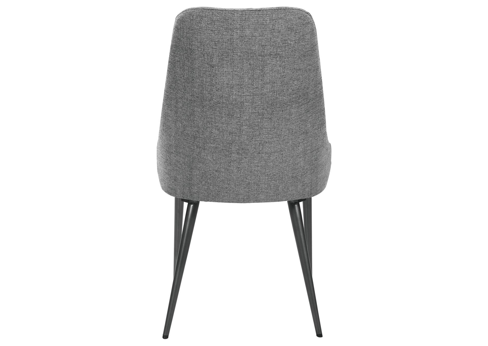 Alan Upholstered Dining Chairs Grey (Set of 2),Coaster Furniture