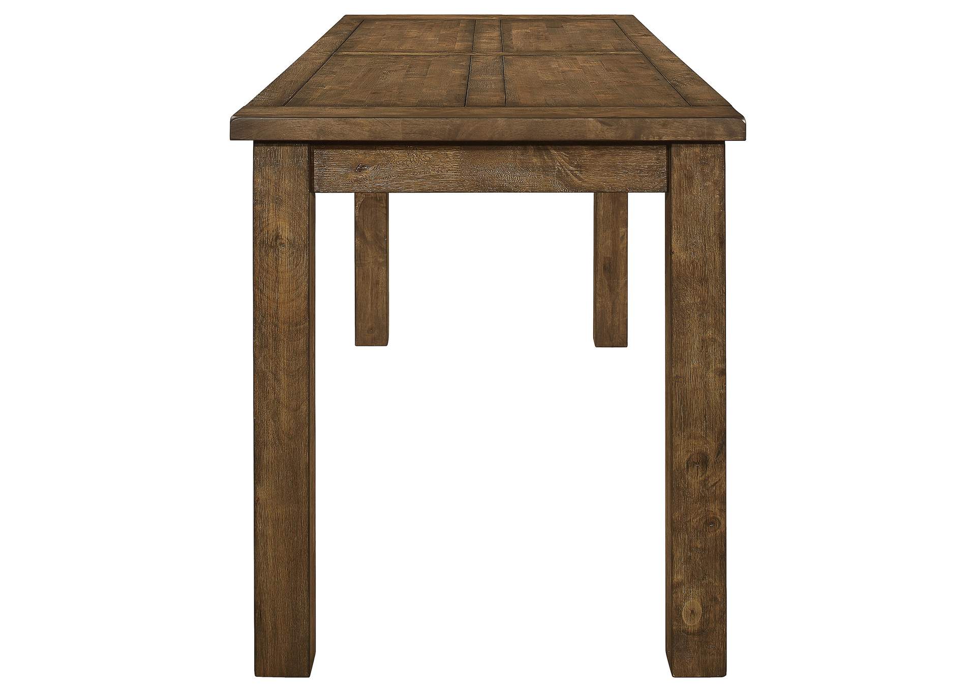 Coleman Counter Height Table Rustic Golden Brown,Coaster Furniture