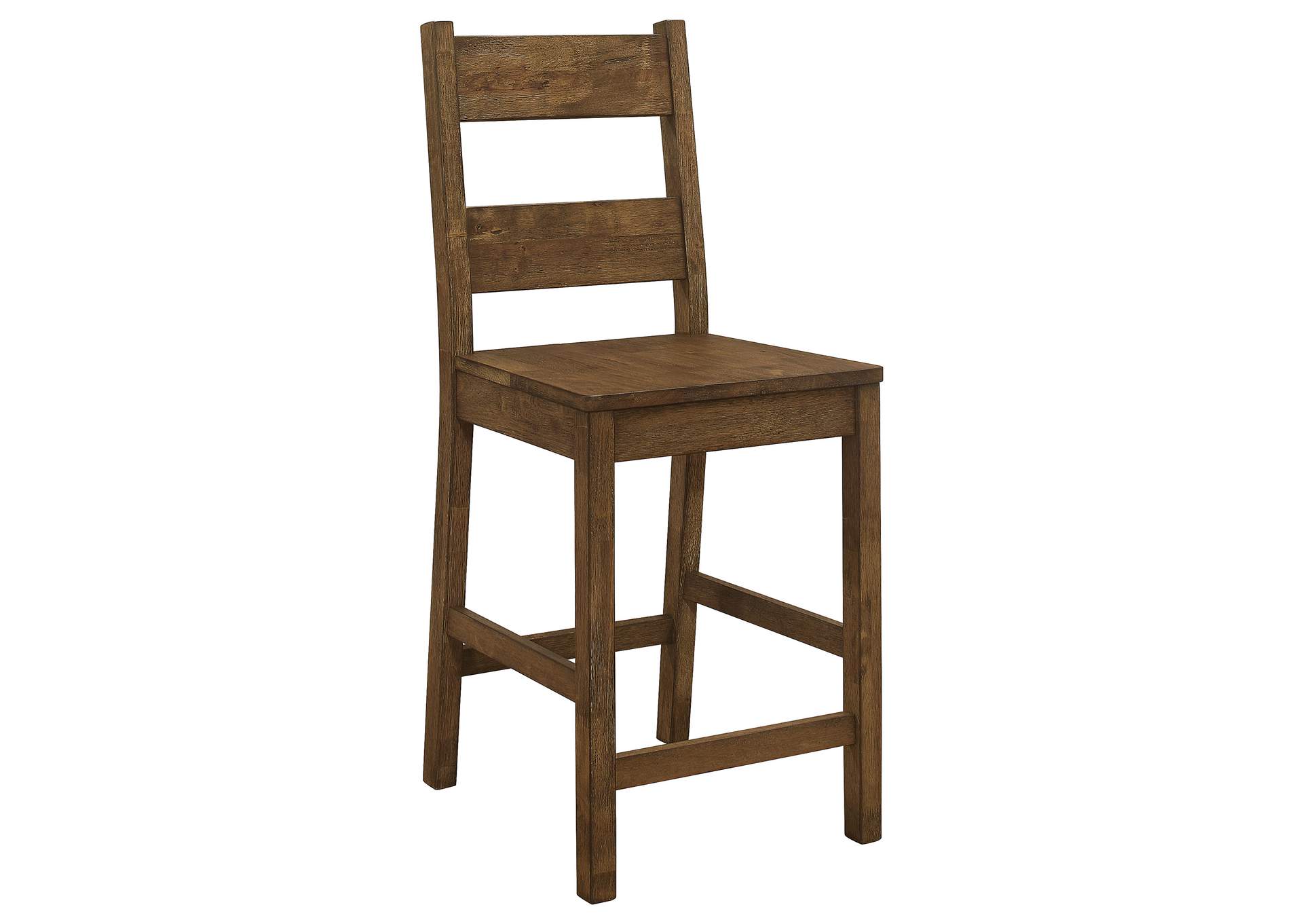 Coleman Counter Height Stools Rustic Golden Brown (Set of 2),Coaster Furniture