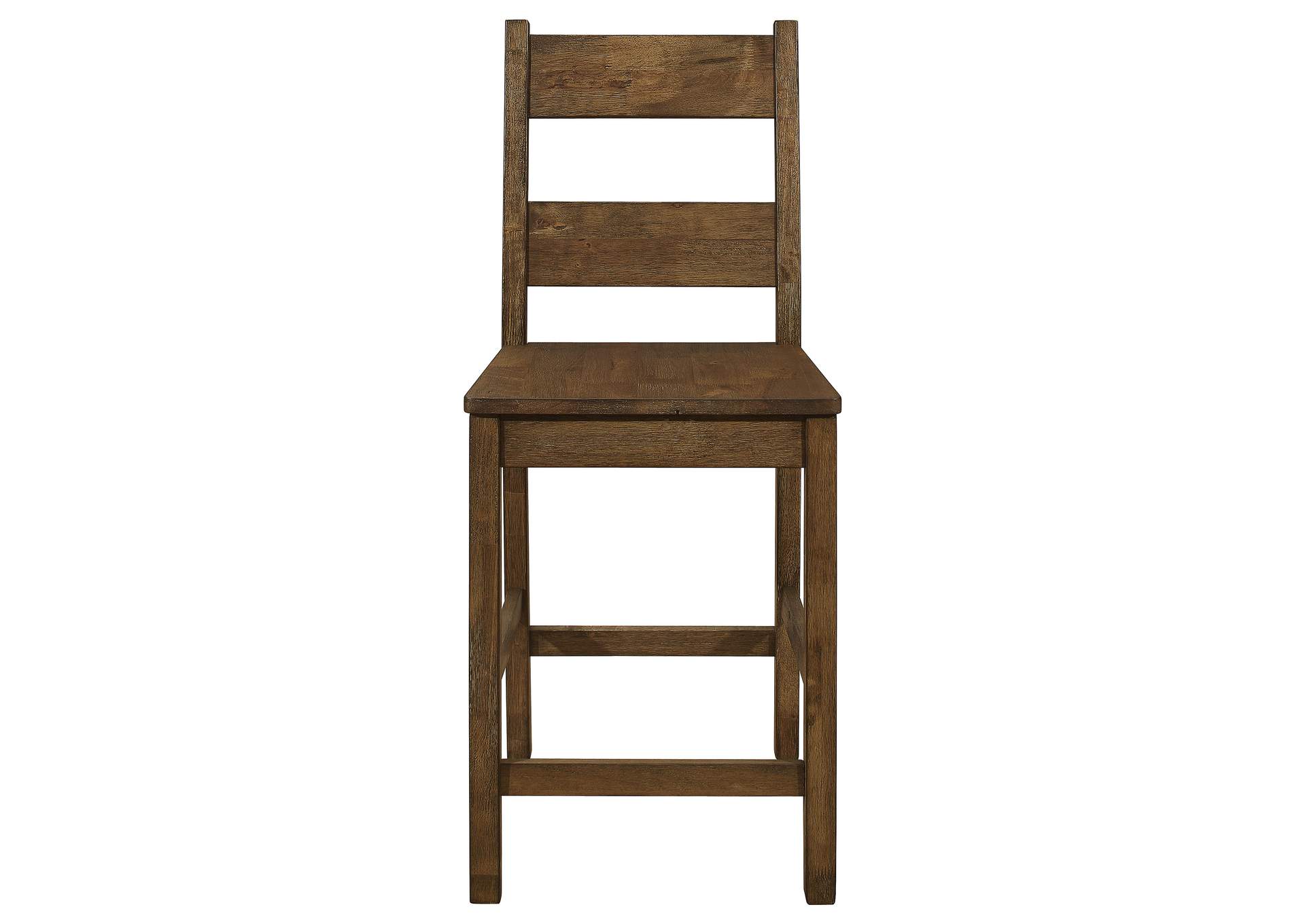 Coleman Counter Height Stools Rustic Golden Brown (Set of 2),Coaster Furniture