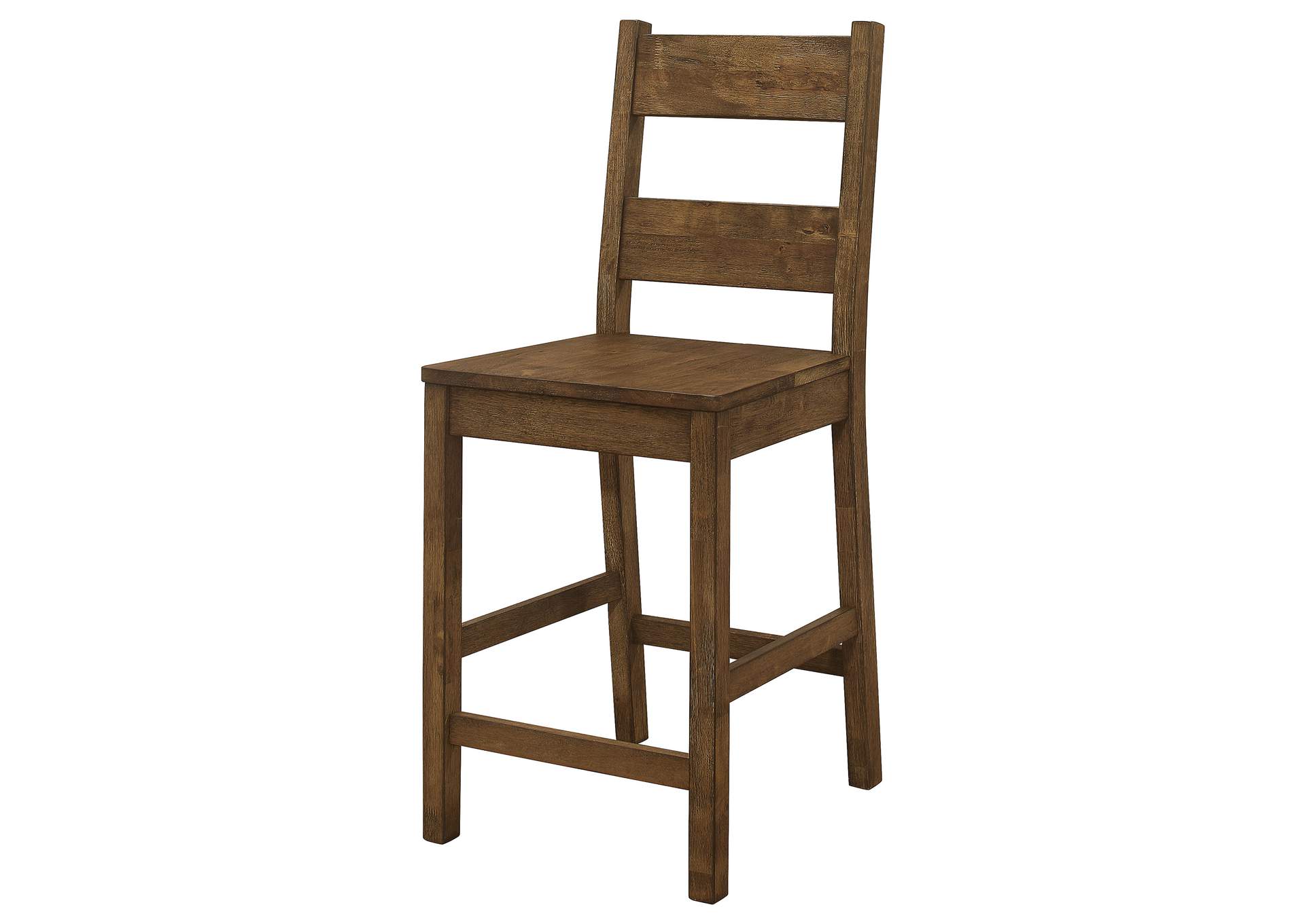 Coleman Counter Height Stools Rustic Golden Brown (Set of 2),Coaster Furniture