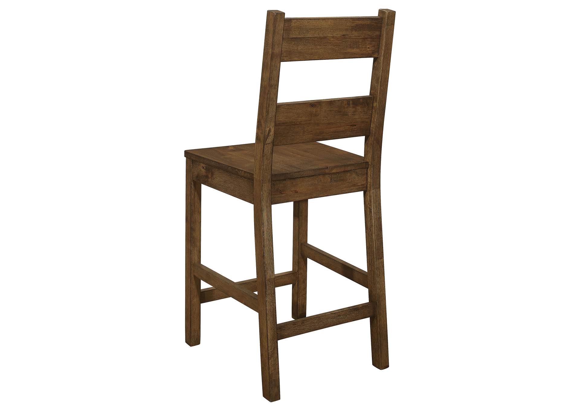 Coleman Counter Height Stools Rustic Golden Brown (Set of 2),Coaster Furniture