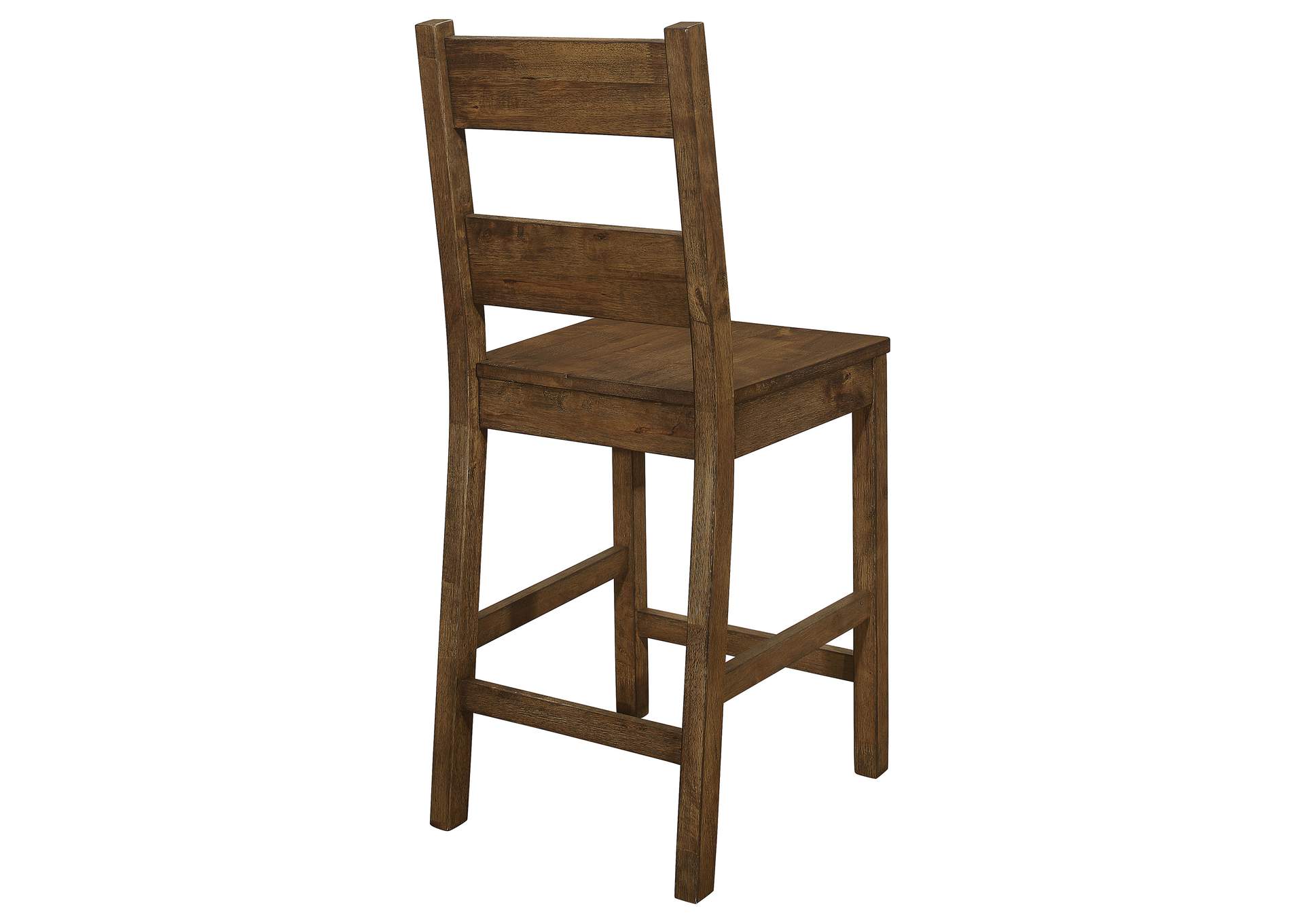 Coleman Counter Height Stools Rustic Golden Brown (Set of 2),Coaster Furniture