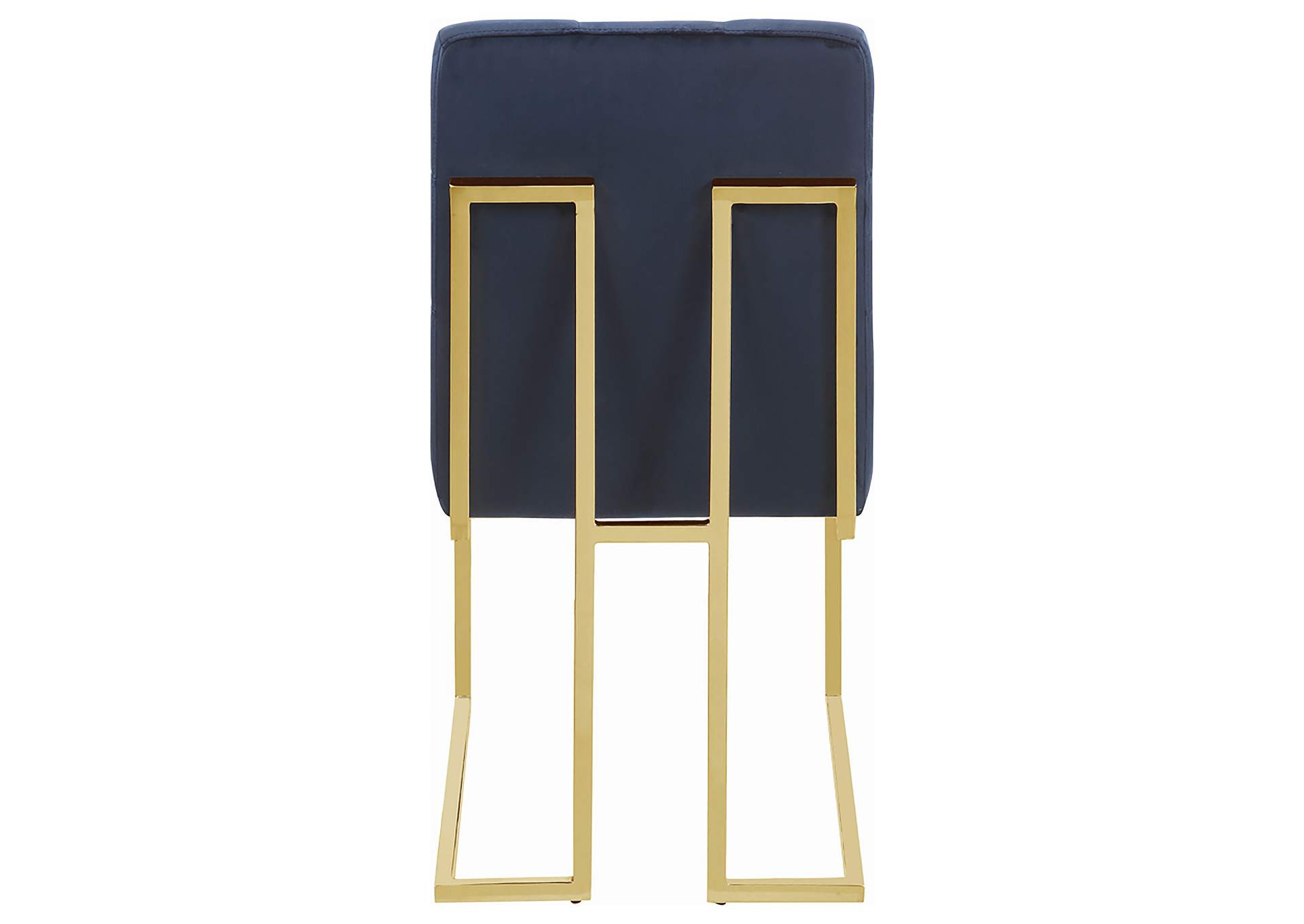 Cisco Tufted Back Side Chairs Ink Blue (Set of 2),Coaster Furniture