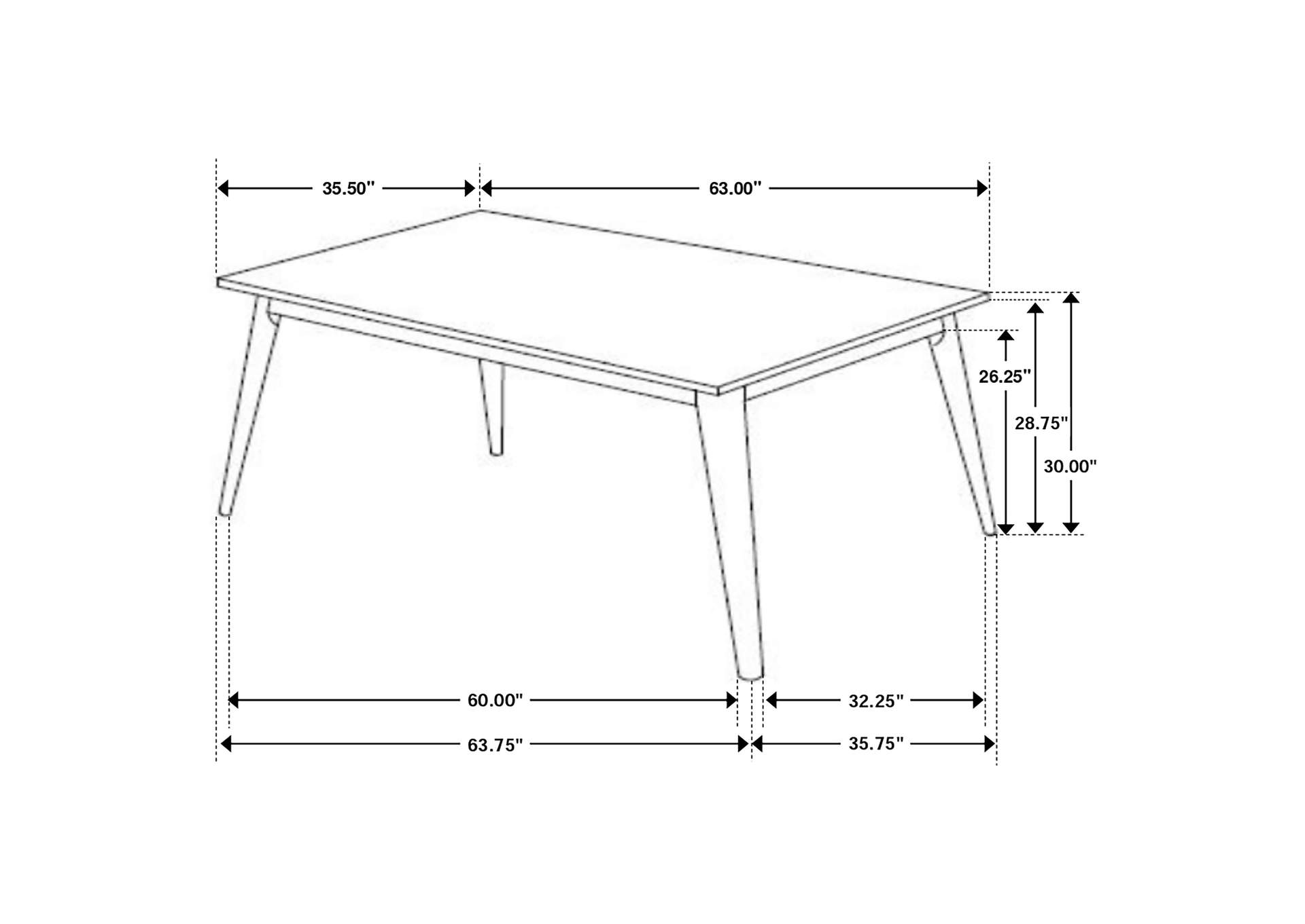 DINING TABLE 5 PC SET,Coaster Furniture