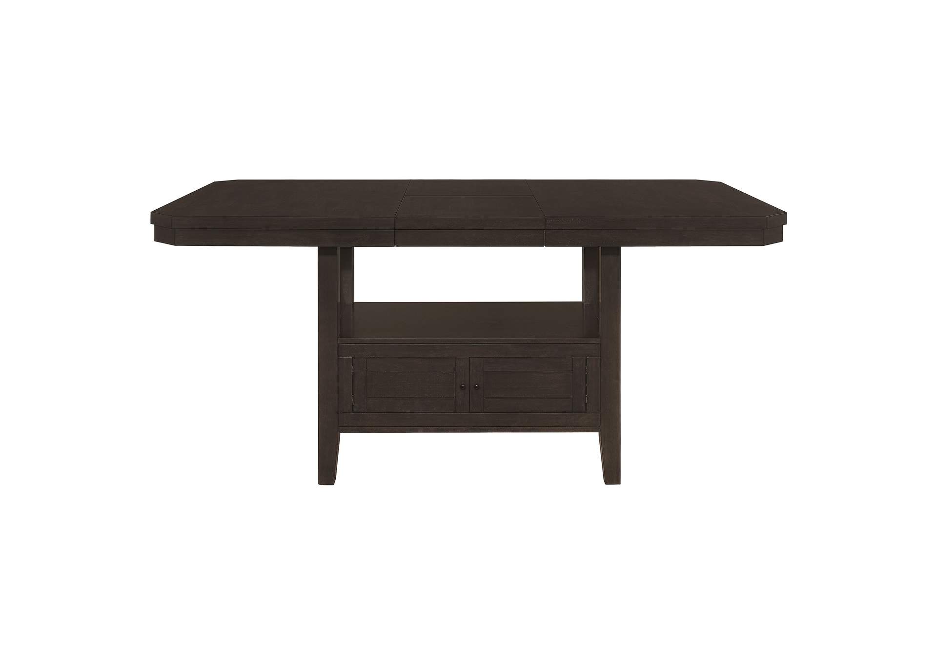 Prentiss Extendable Rectangular Counter Height Table with Butterfly Leaf Cappuccino,Coaster Furniture