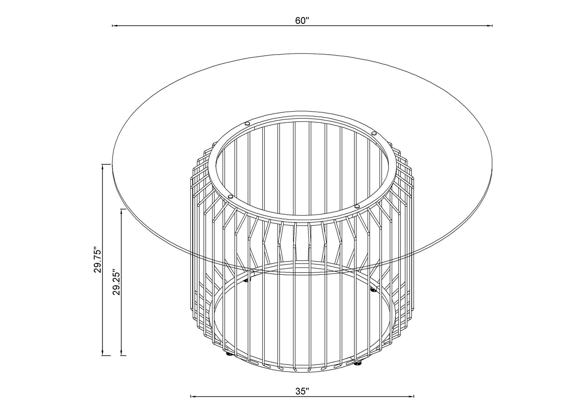 DINING TABLE,Coaster Furniture