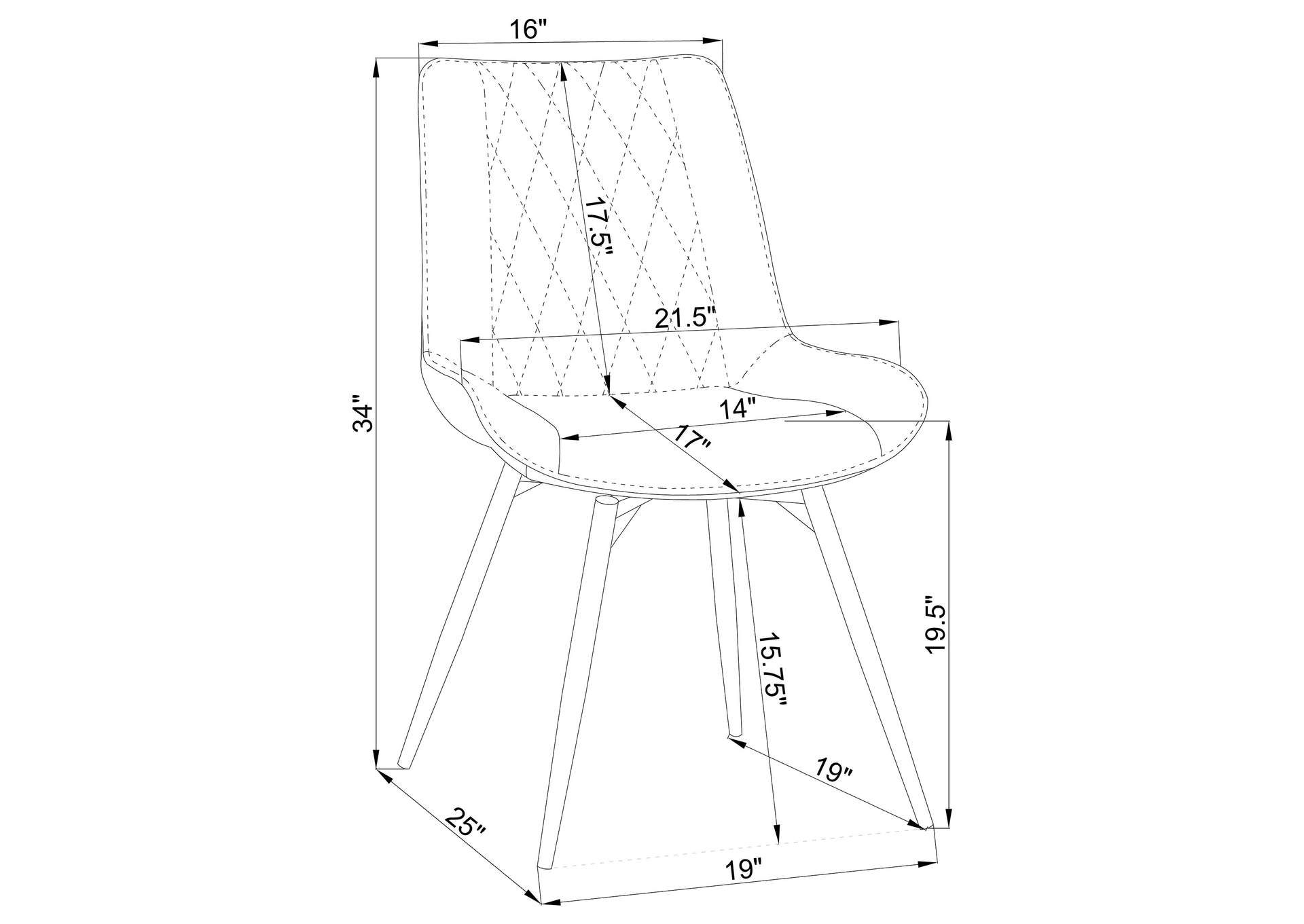 DINING TABLE 5 PC SET,Coaster Furniture