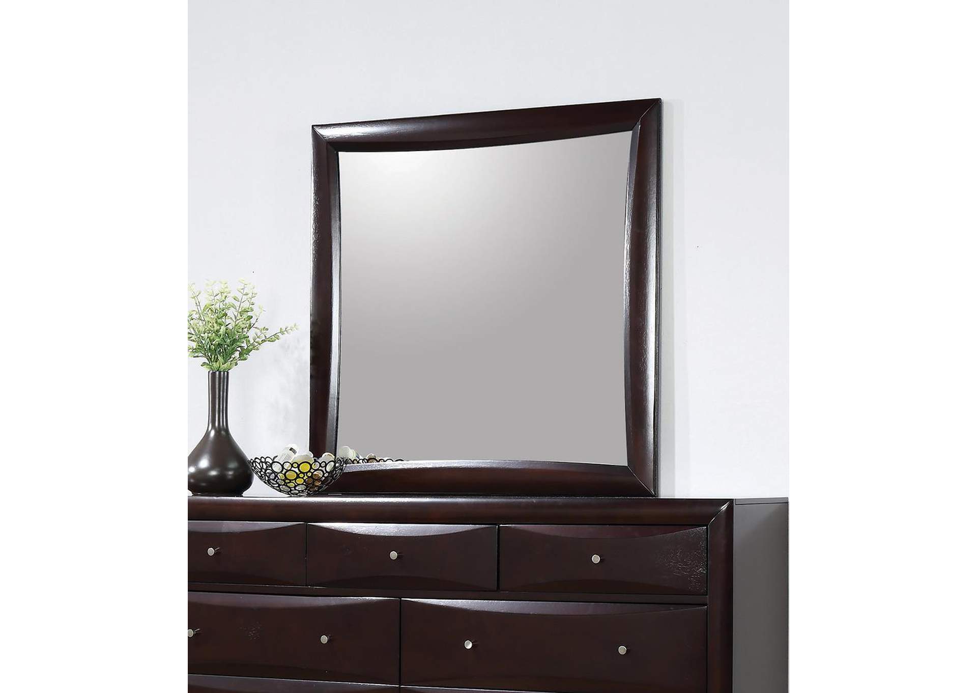 Phoenix Cappuccino Mirror,ABF Coaster Furniture